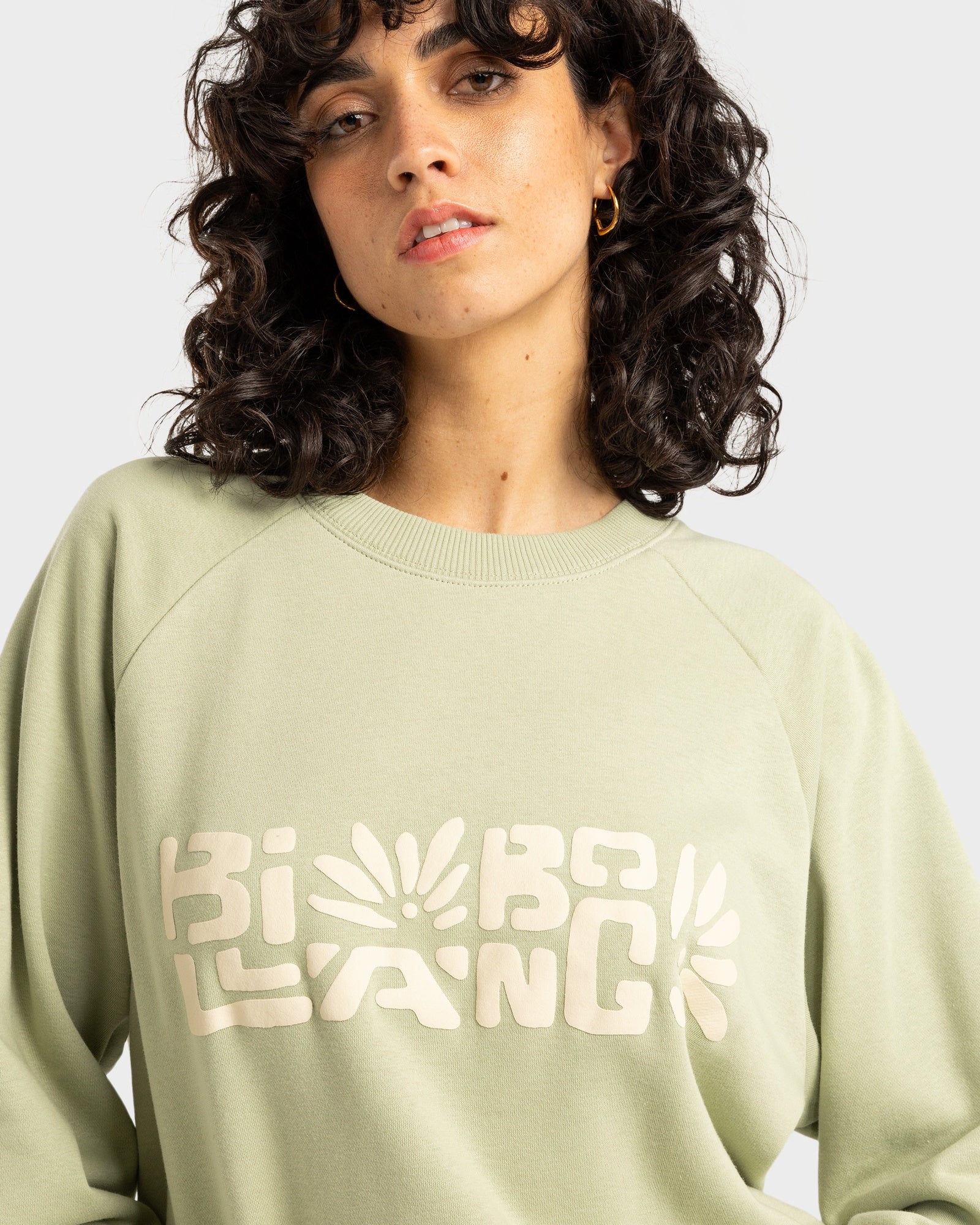 Womens The Waves Crew Neck