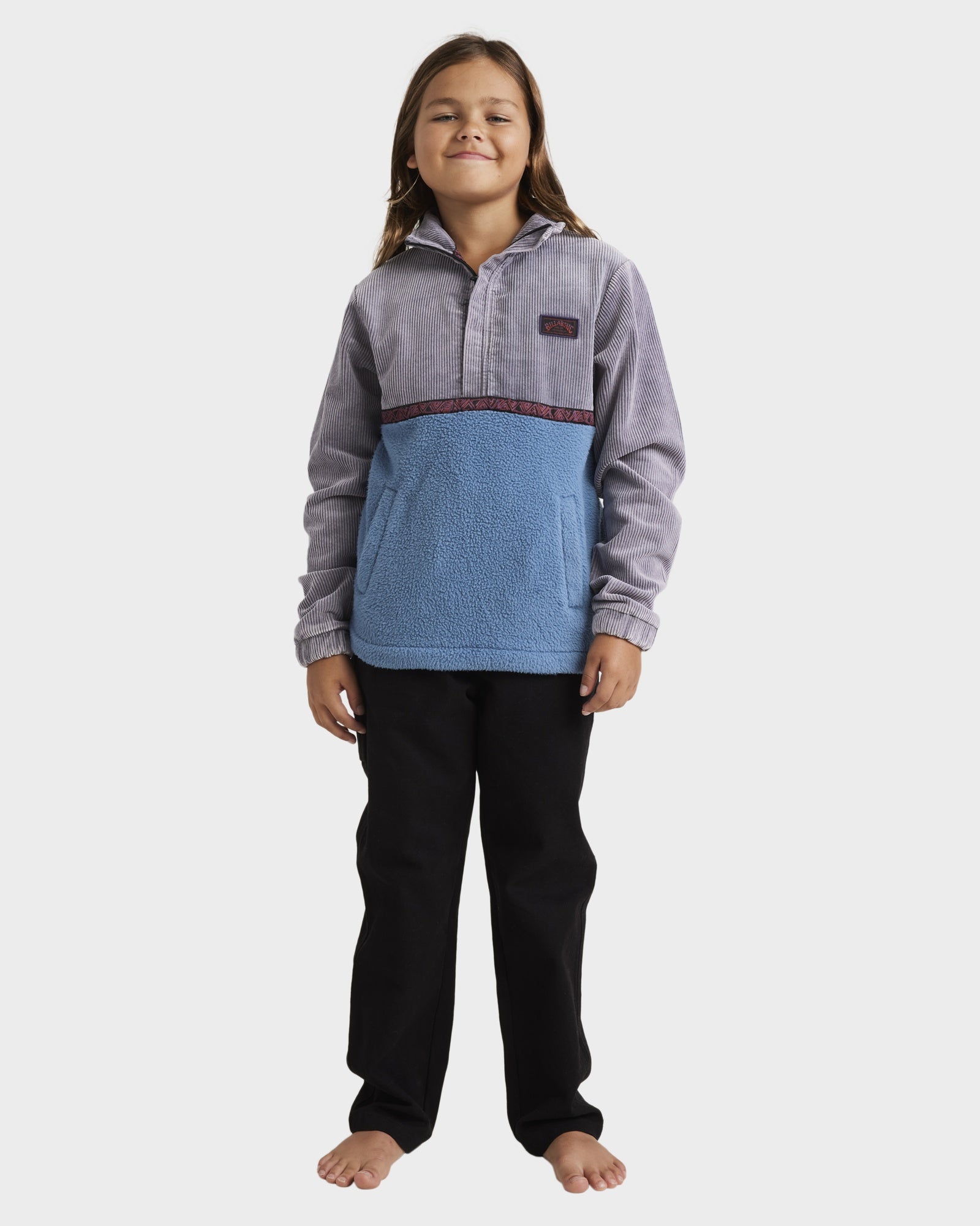 Boys 8-16 Space Lobster Half Zip Fleece Pullover