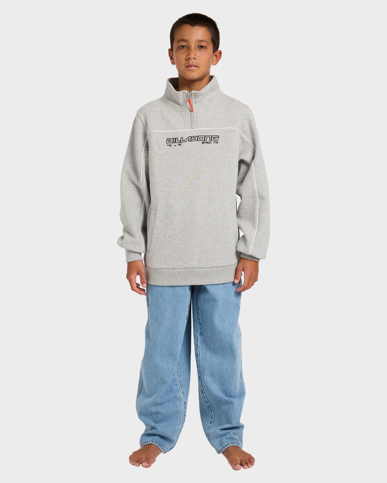 Boys 8-16 Spec Quarter Zip Fleece Pullover