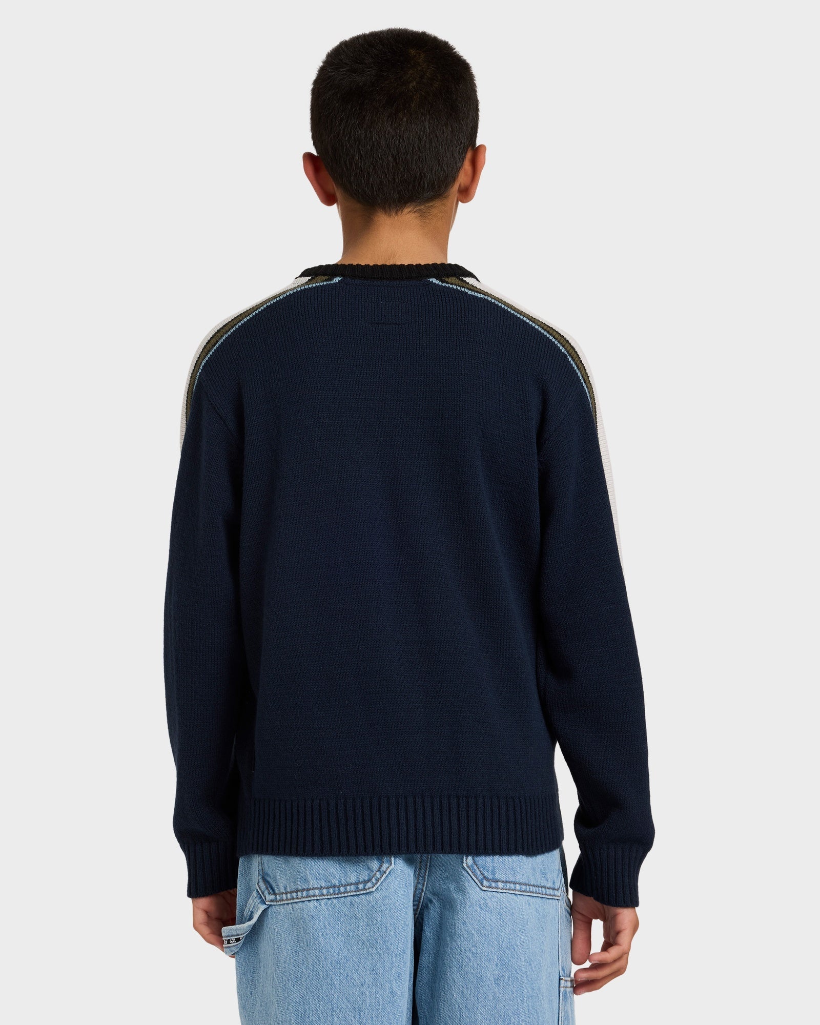 Boys 8-16 Script Sweater