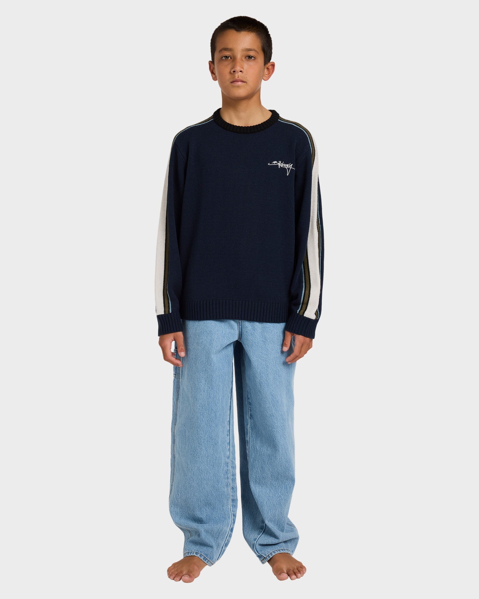 Boys 8-16 Script Sweater
