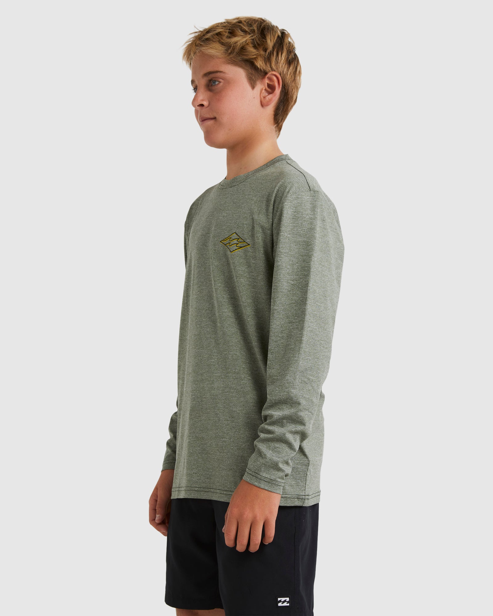 Boys 8-16 Diamond Shoreline Long Sleeve Rash Vest