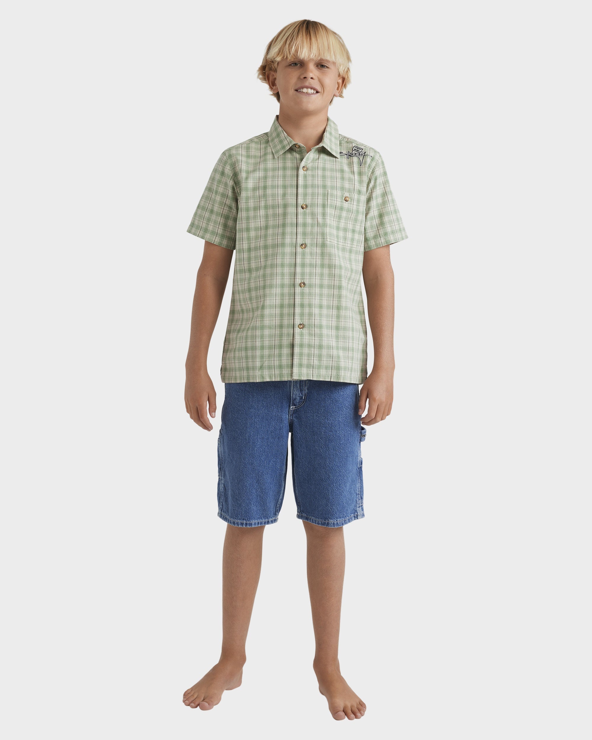 Boys 10-16 Mogul Checkerd Shirt