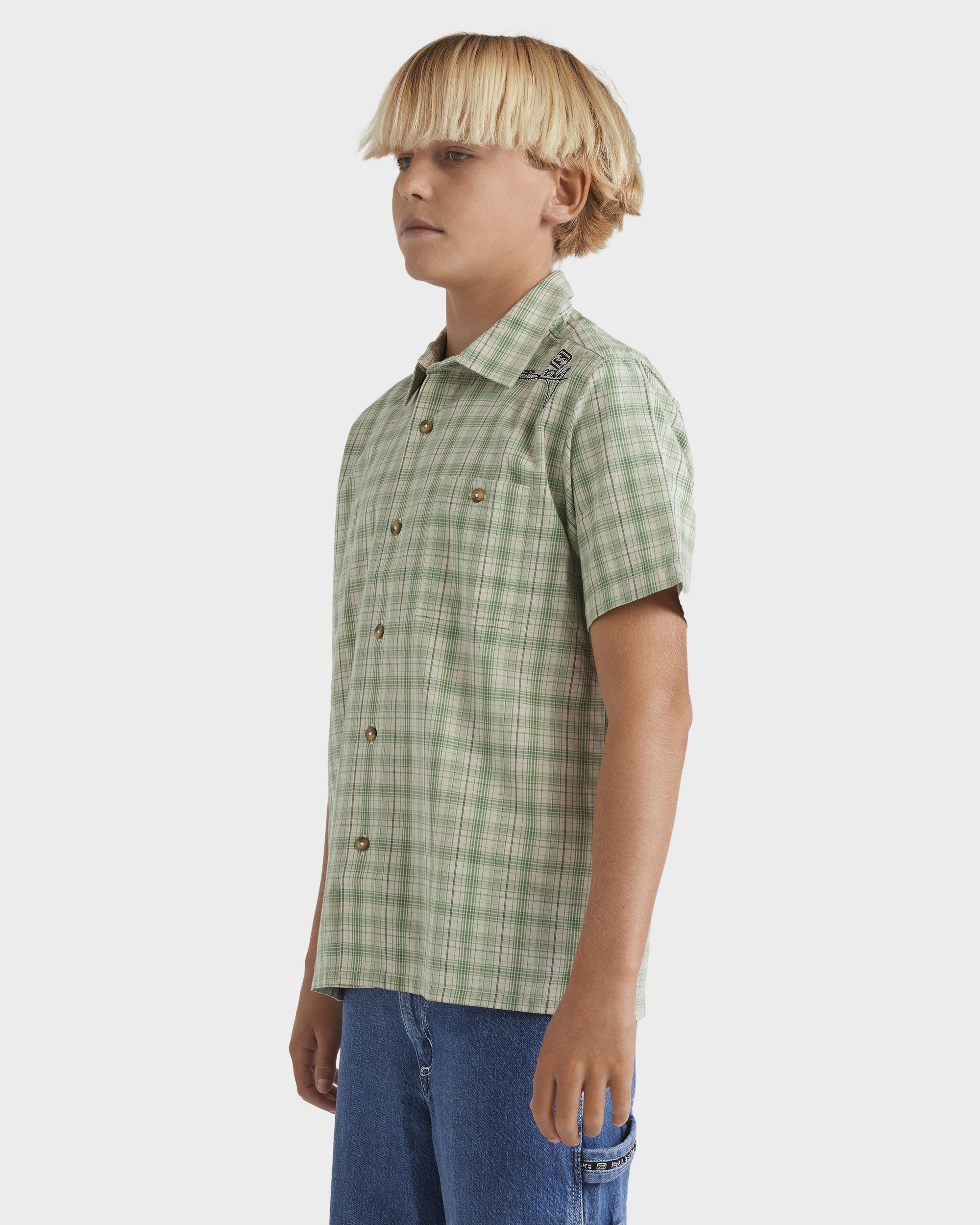 Boys 10-16 Mogul Checkerd Shirt