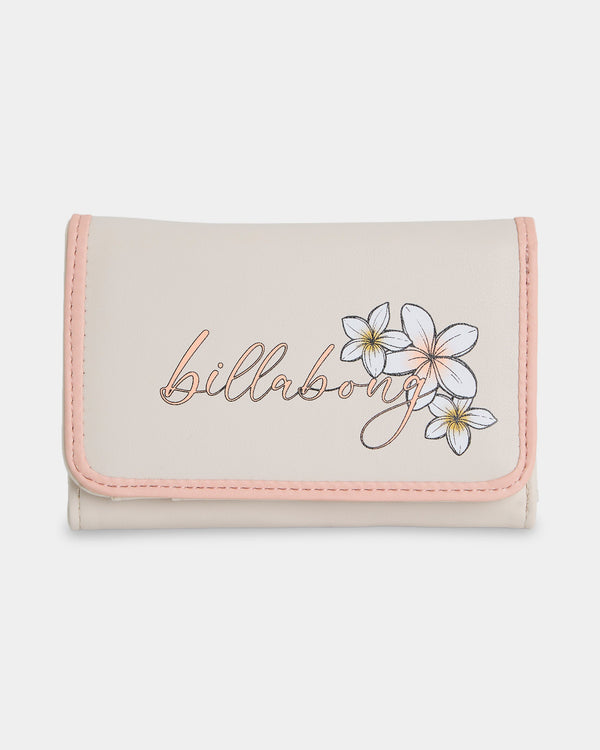 Girls Hibiscus Haze Tri Fold Wallet