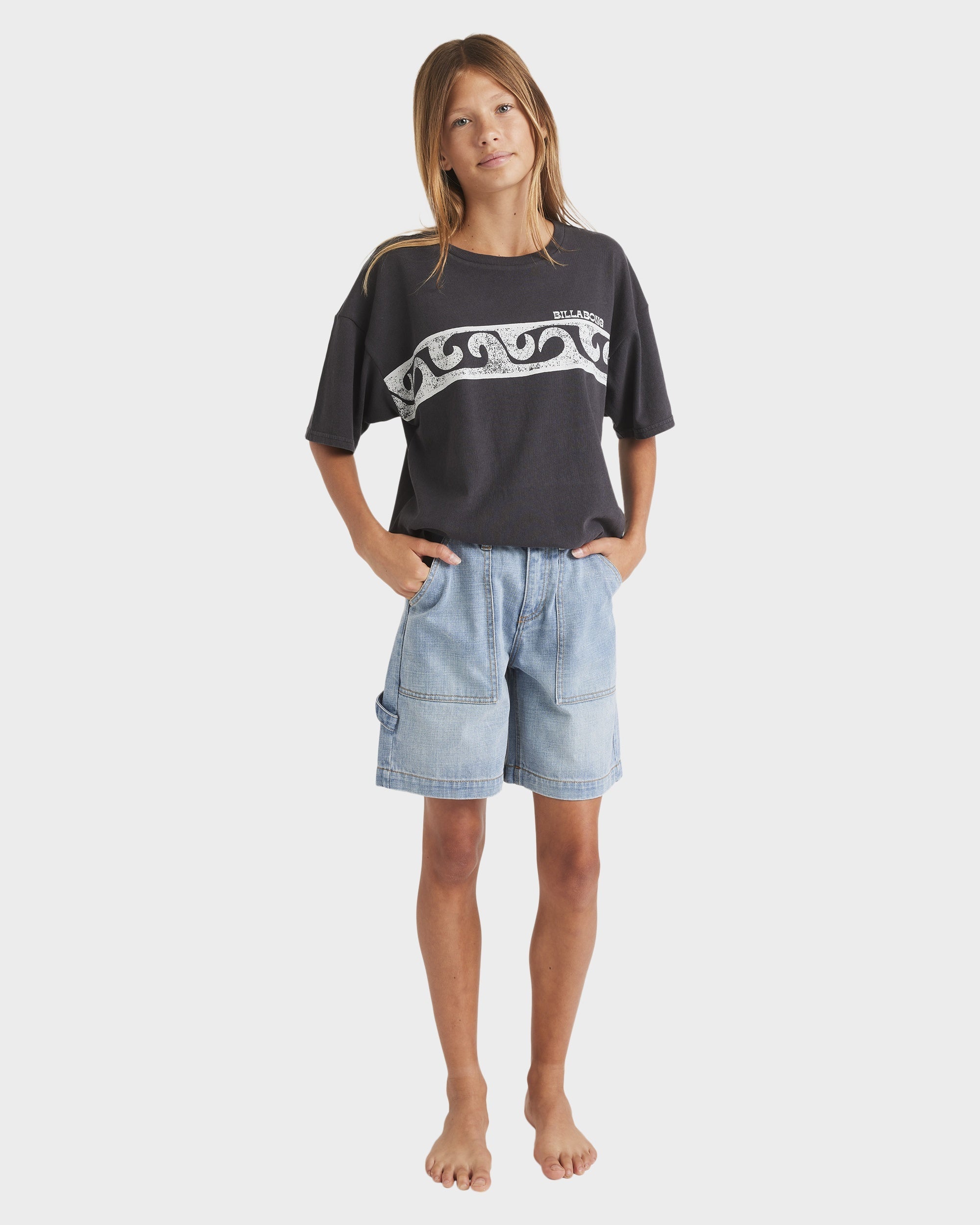 Girls 6-14 Mindy Denim Shorts – Billabong AU