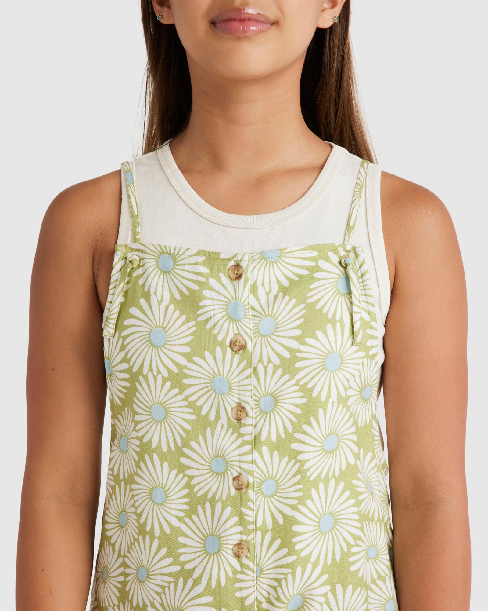 Girls 6-14 Wave Watch Romper