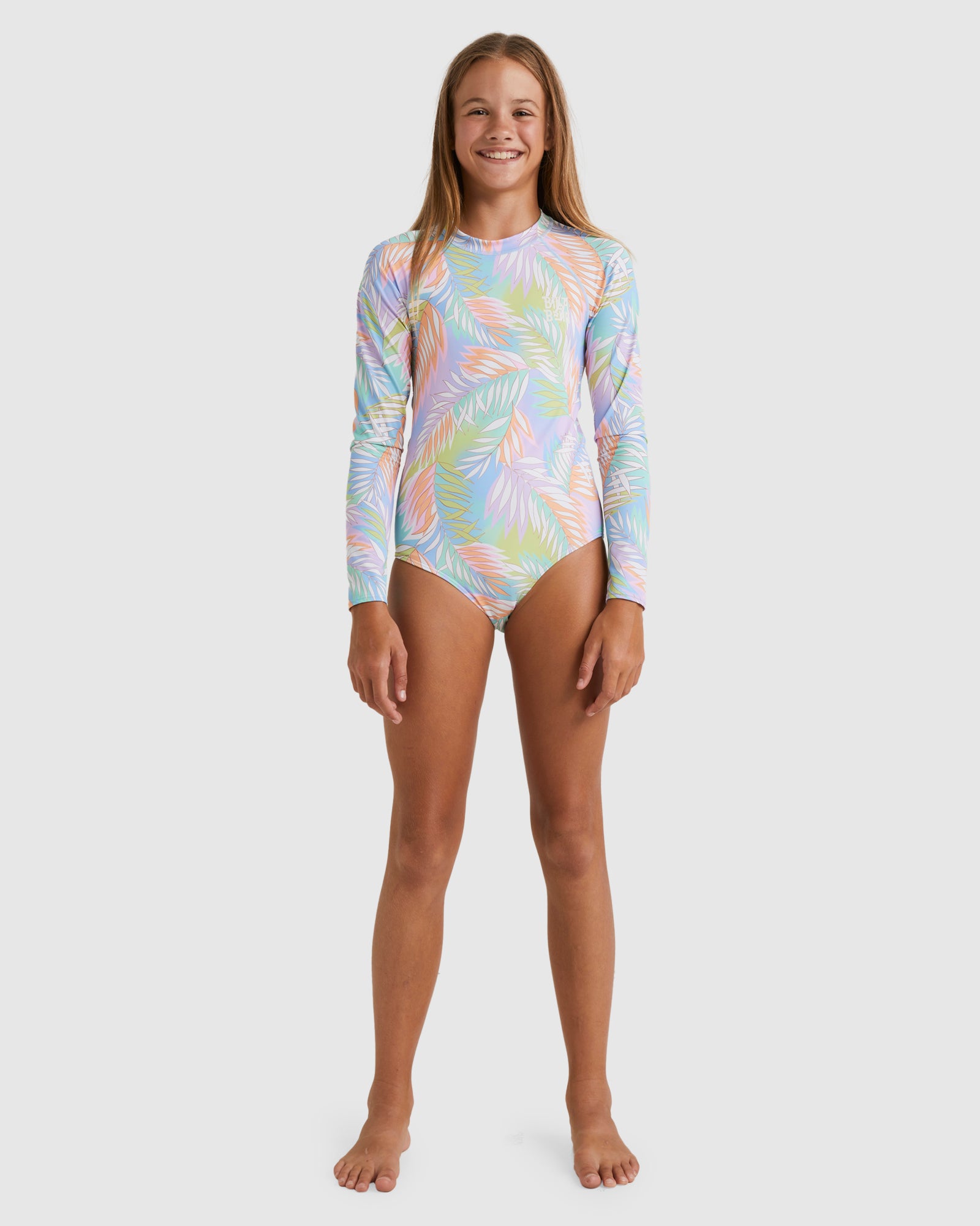 Girls 6-16 Tropical Dayz One Piece Rash Vest