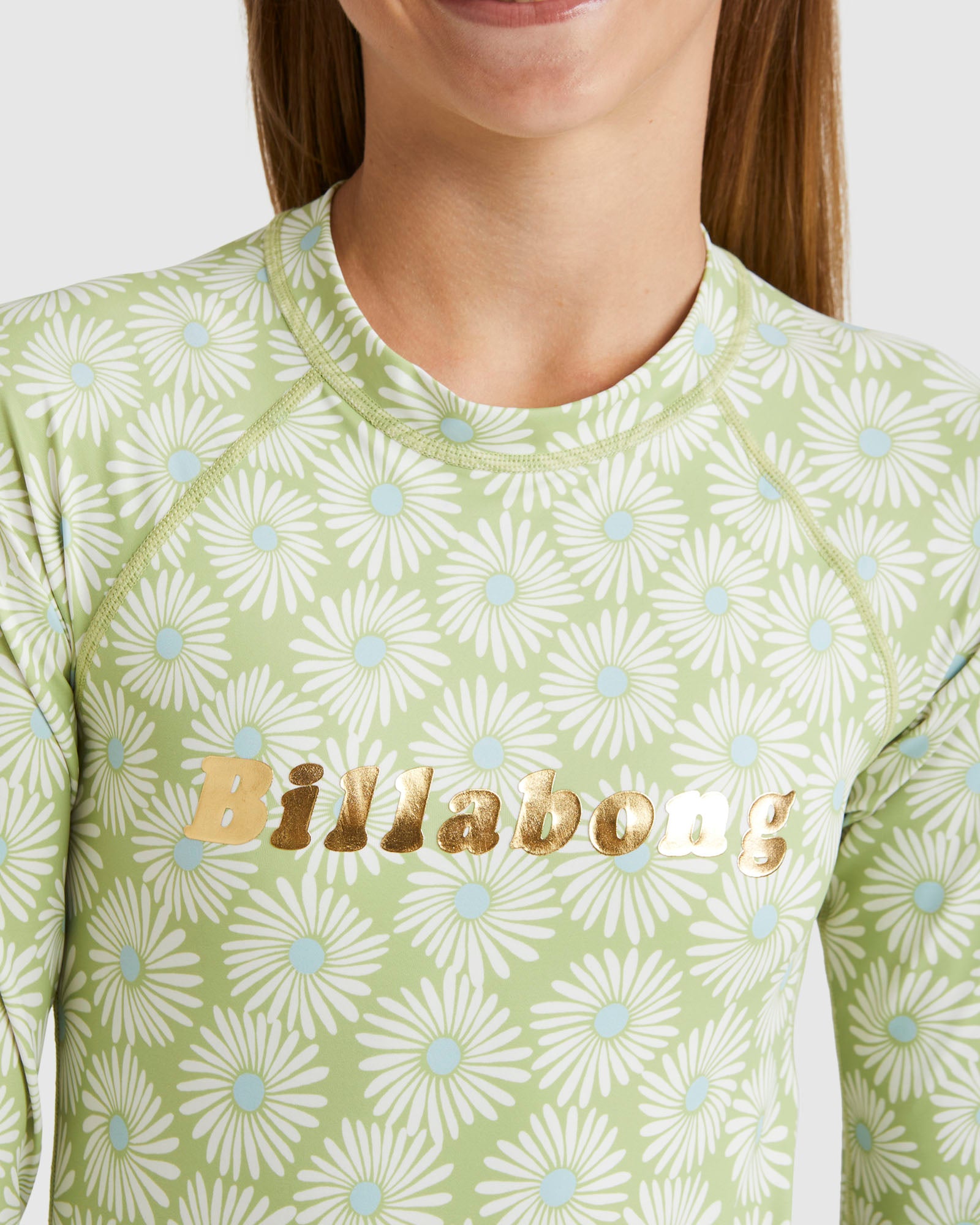 Girls 6-14 These Are The Daze One Piece Rash Vest