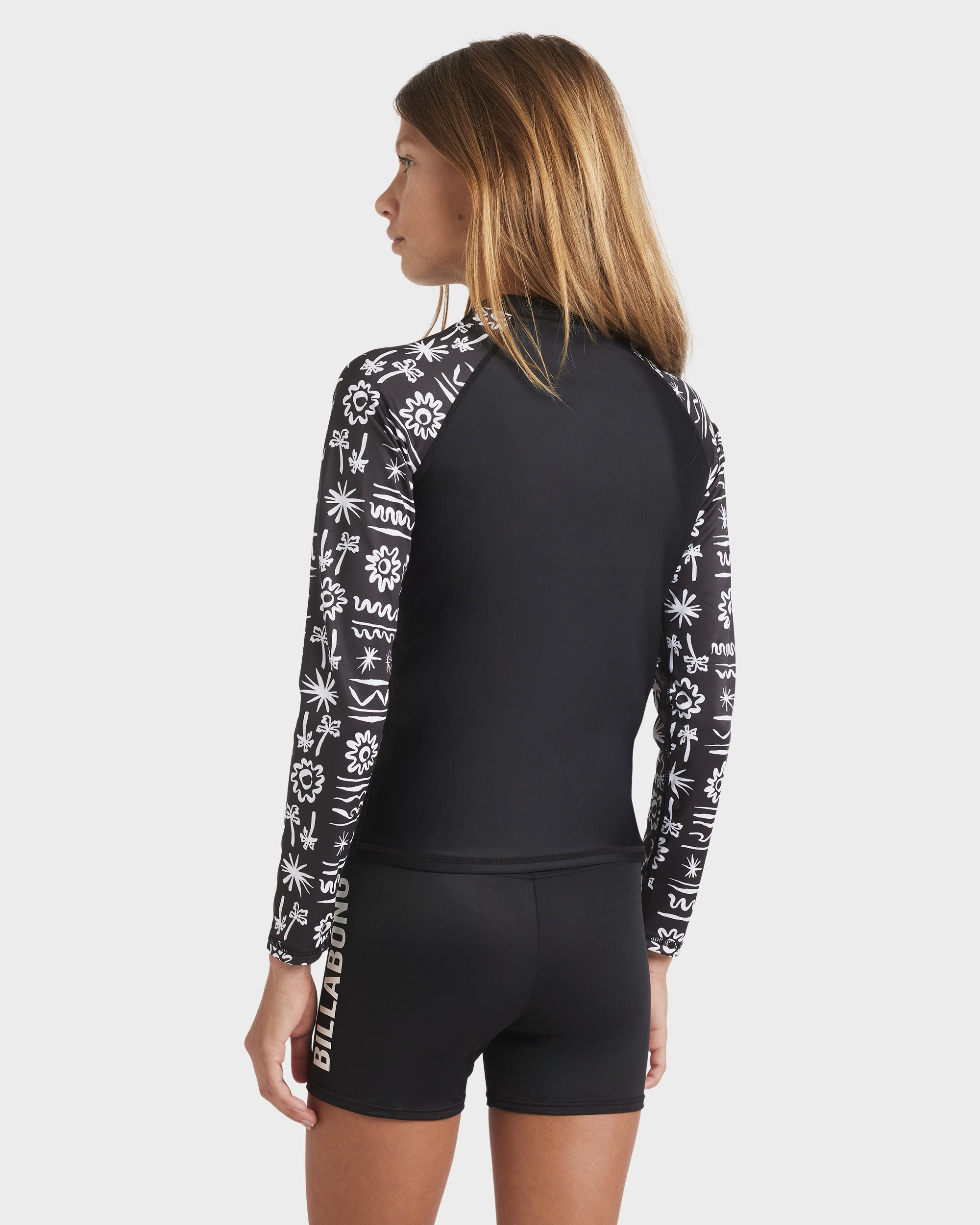 Girls 6-16 Lost On You Long Sleeve Sunshirt Rash Vest