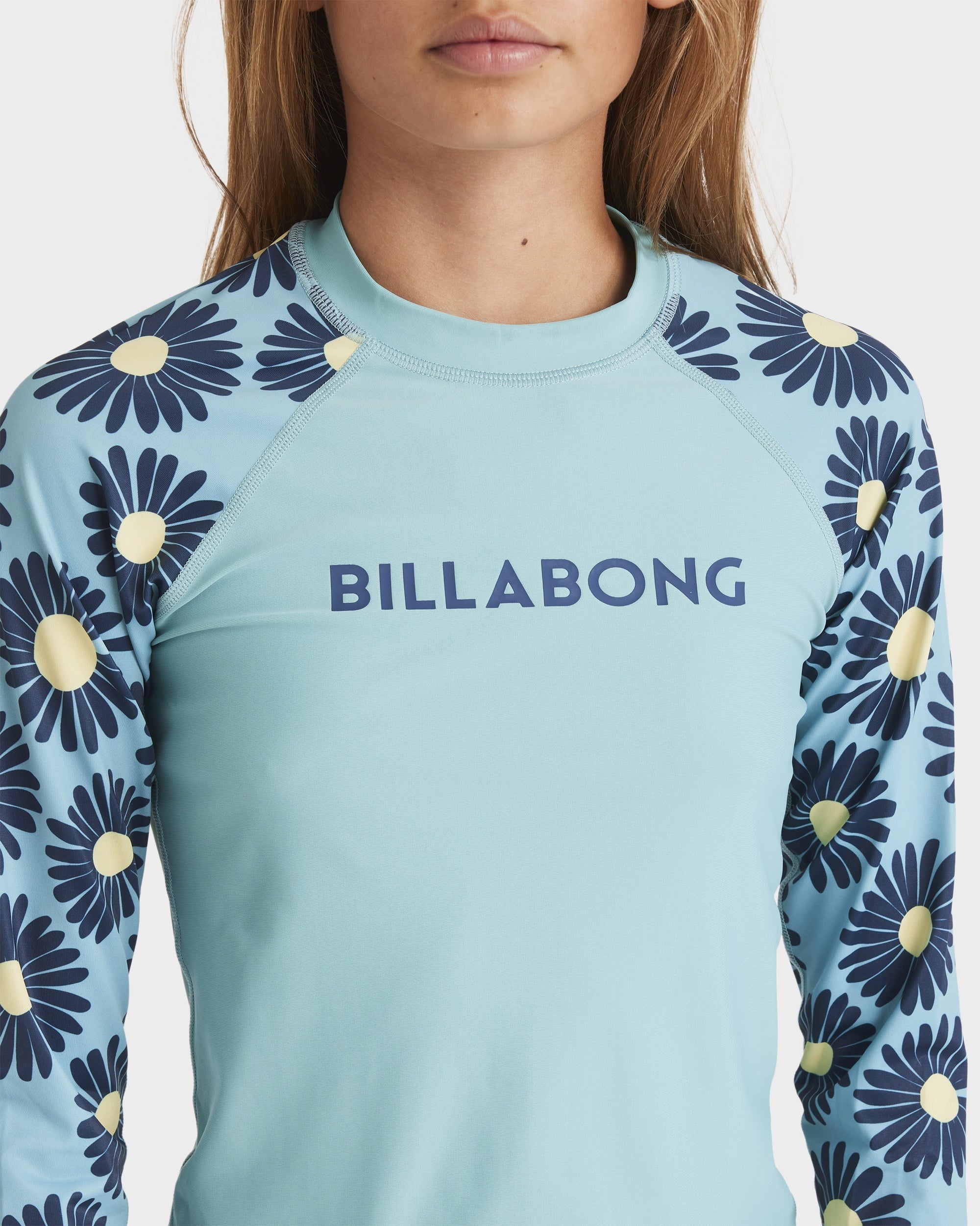 Girls 6-14 Fresh Daze Long Sleeve Rash Vest Set