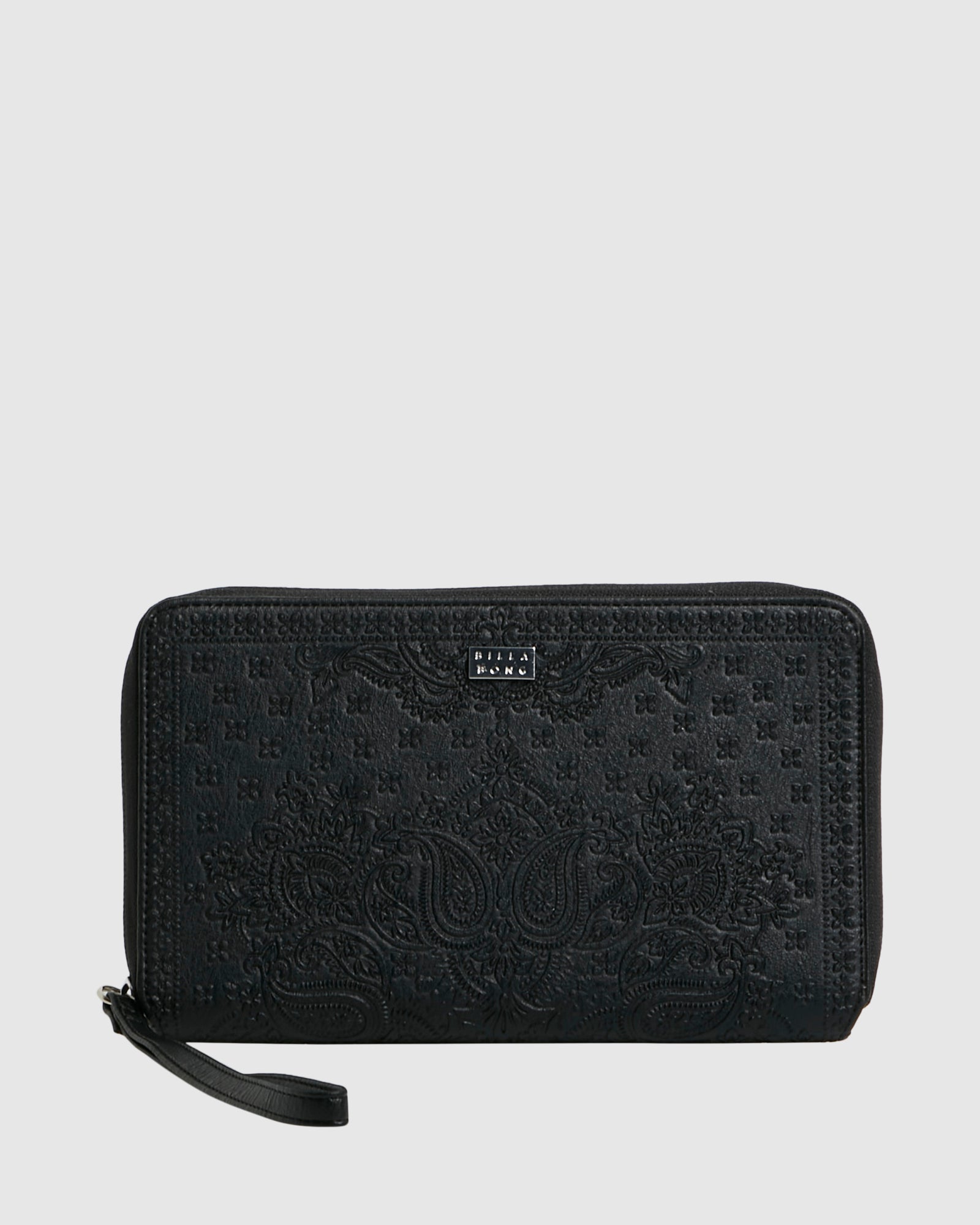 Womens Womens Bandana Mandala Travel Leather Wallet