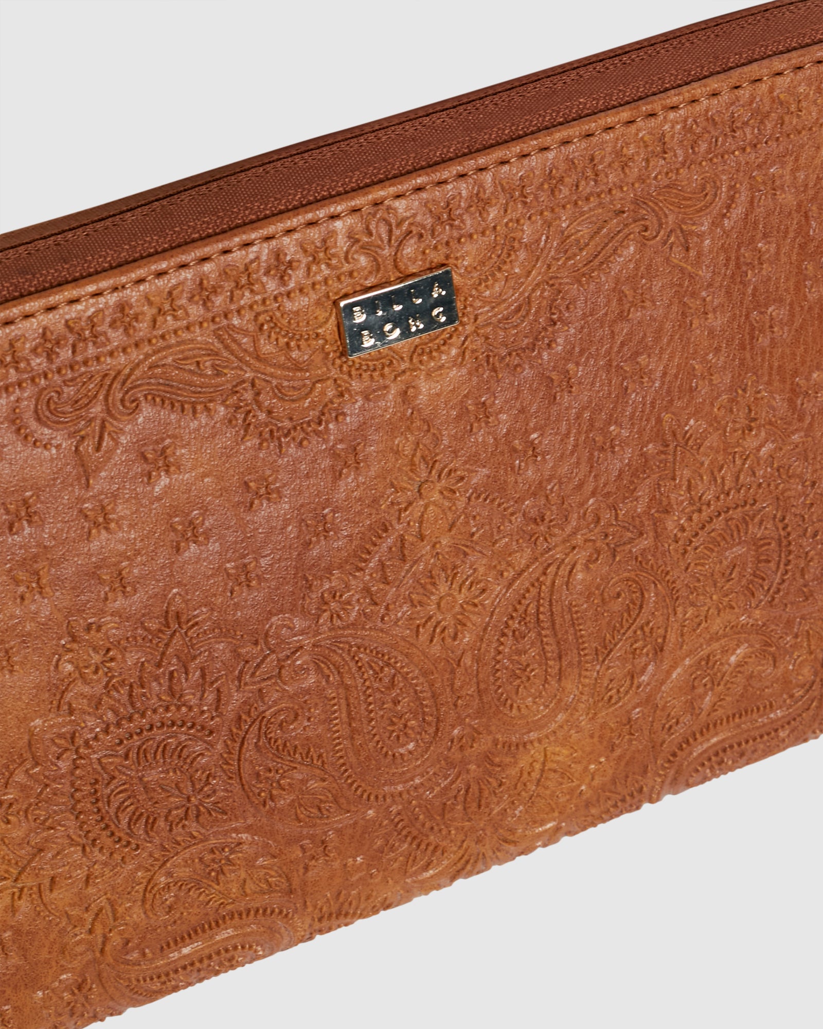 Womens Womens Bandana Mandala Travel Leather Wallet