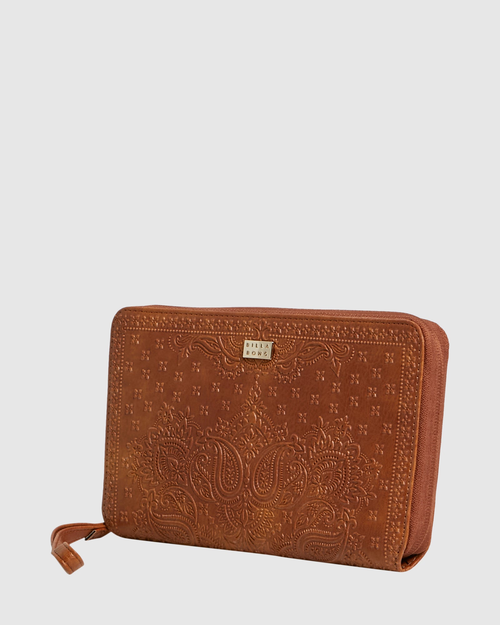 Womens Womens Bandana Mandala Travel Leather Wallet