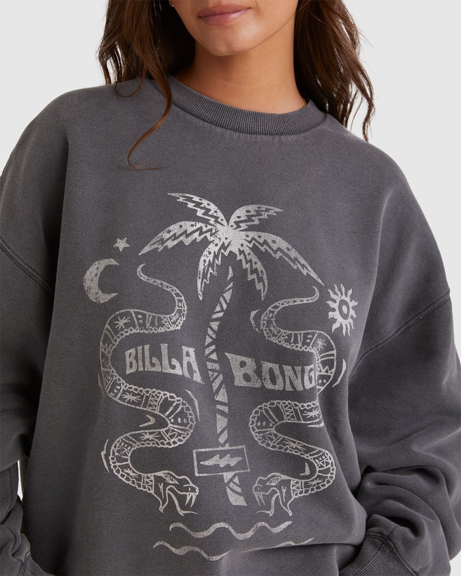 Womens Bite Me Canyon Crew Neck