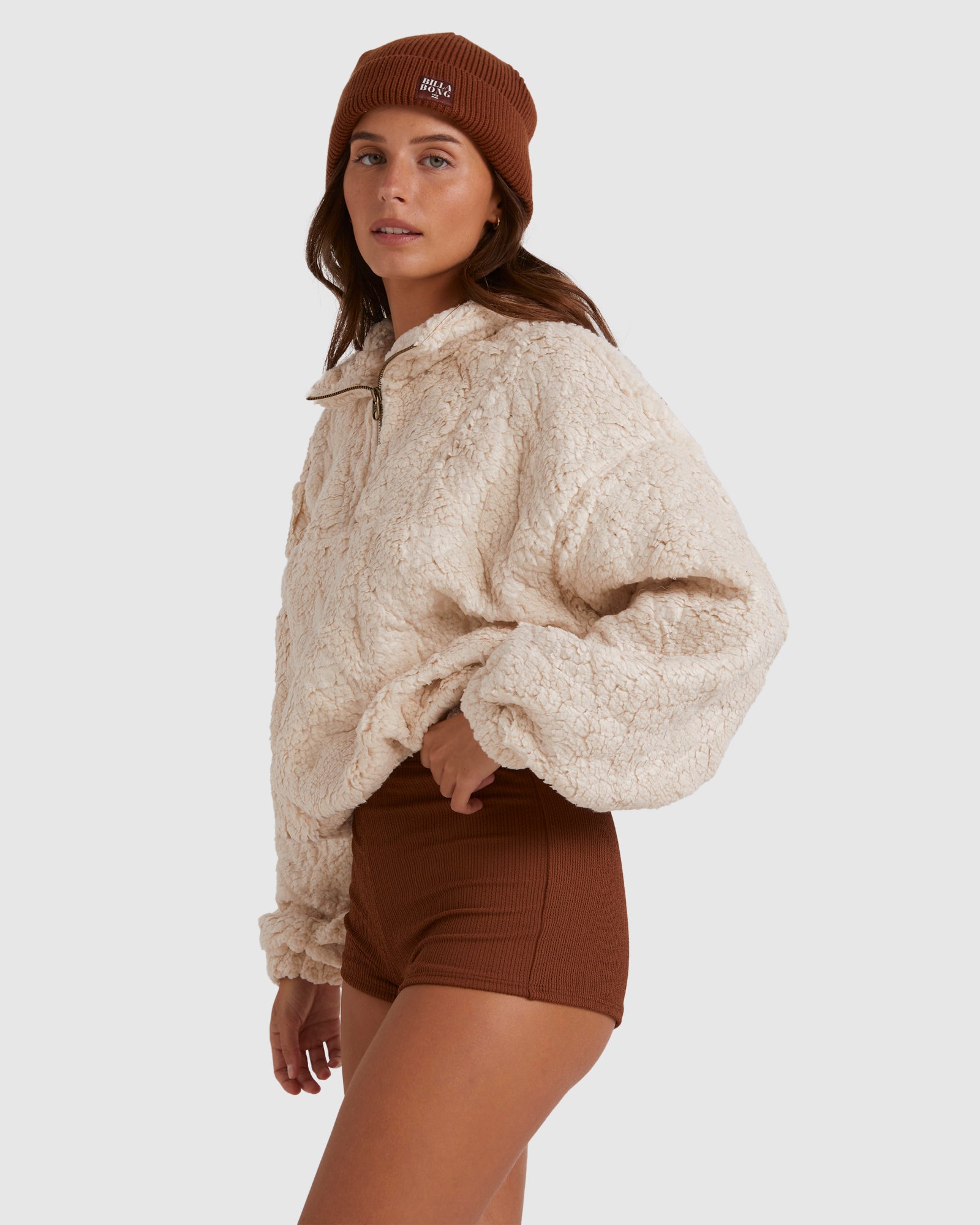 Womens Just Beamin Half Zip Pullover