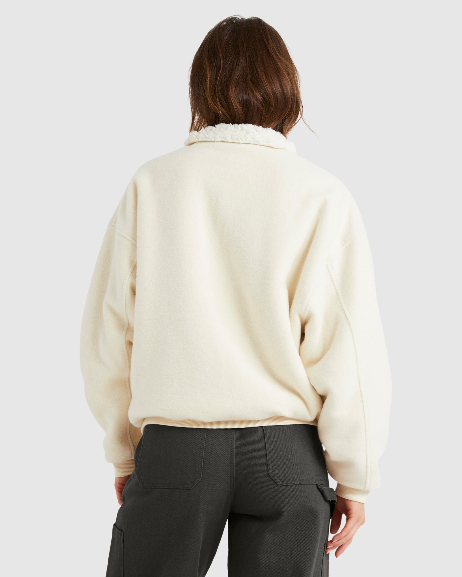 Womens Palmy Button Down Fleece