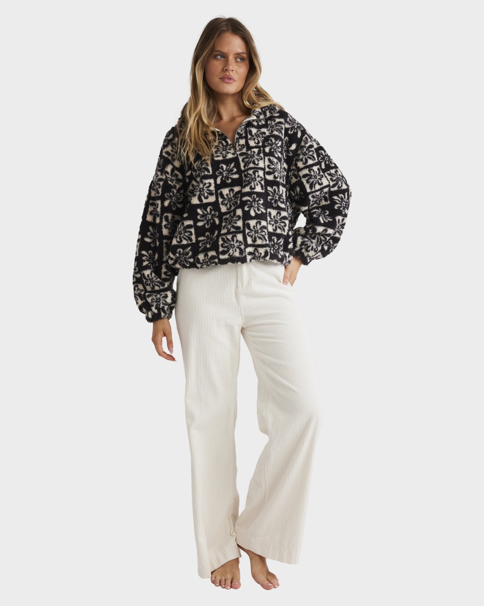 Womens Ur A Legend Half Zip Fleece Pullover