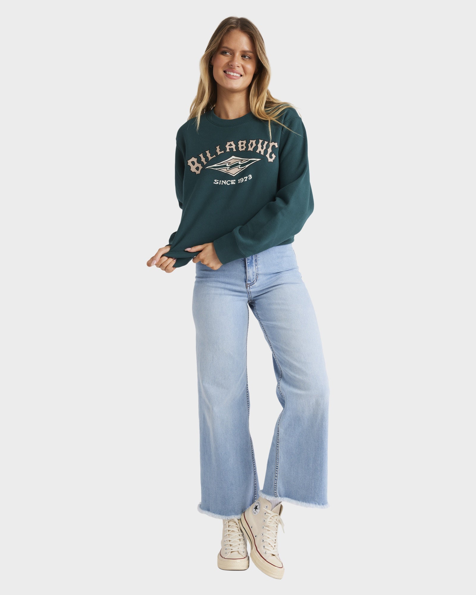 Womens Bring The Vibes Crew Neck