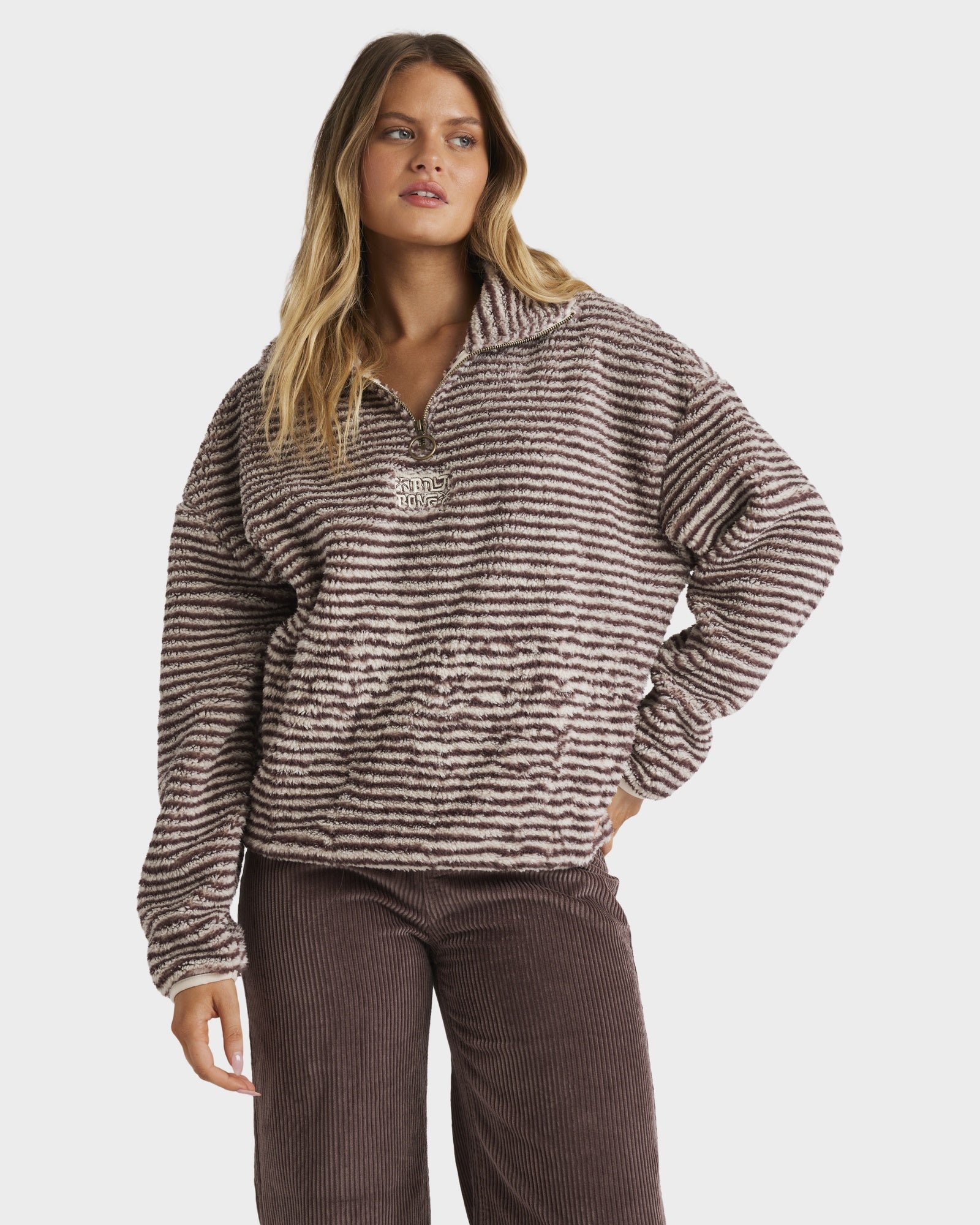 Womens Cool Tides Half Zip Fleece Pullover