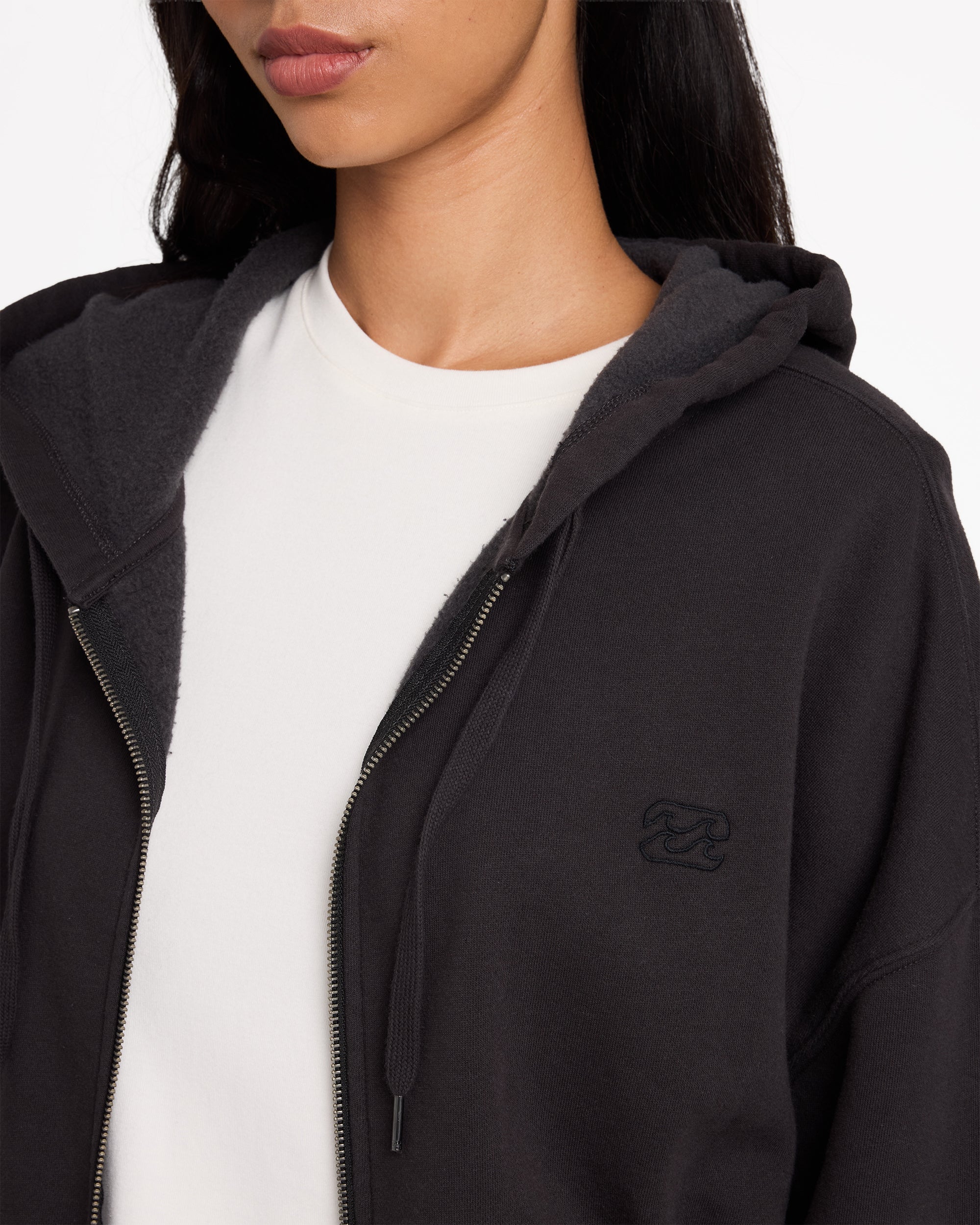 WAVE ESSENTIALS ZIP THRU HOOD