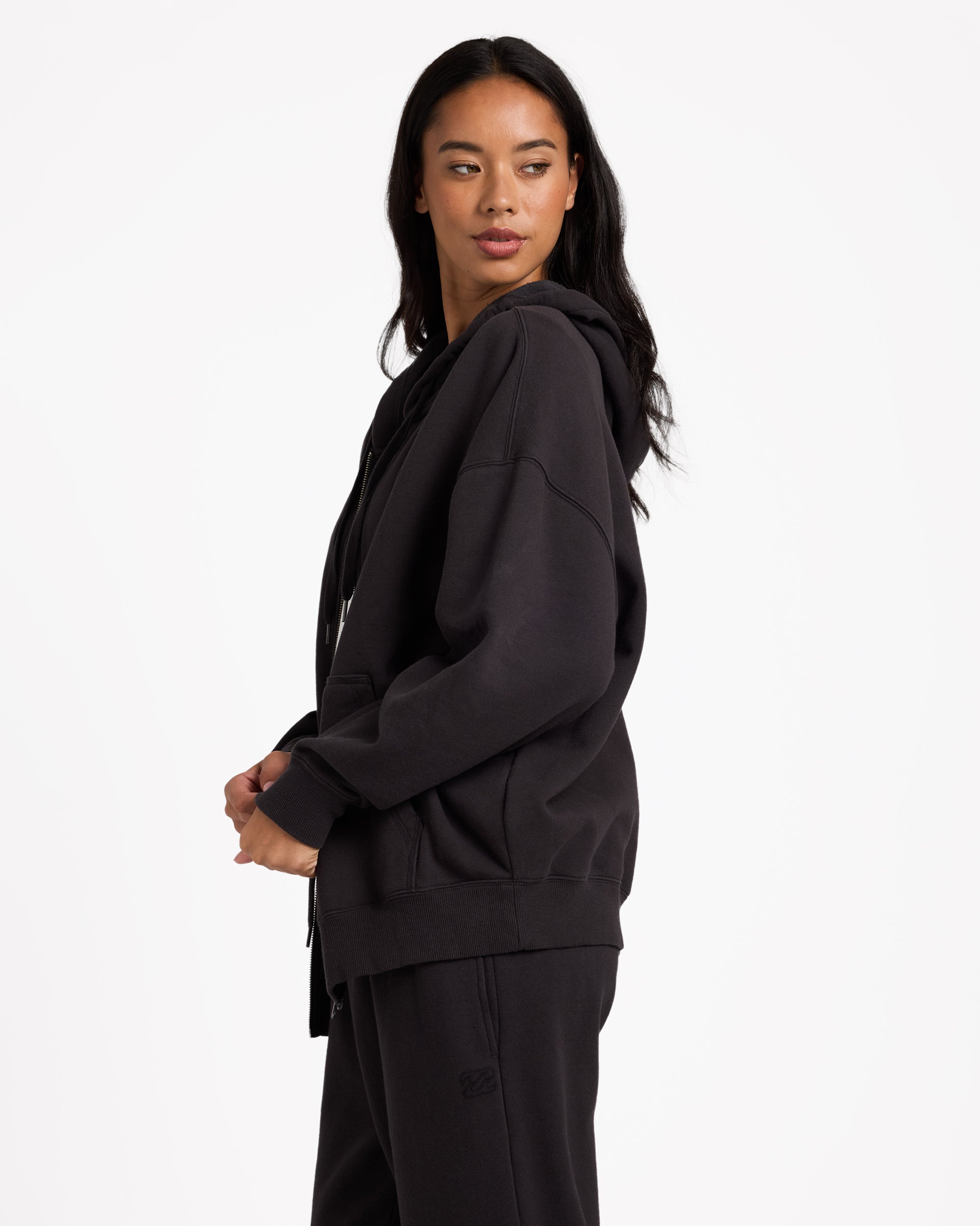 WAVE ESSENTIALS ZIP THRU HOOD