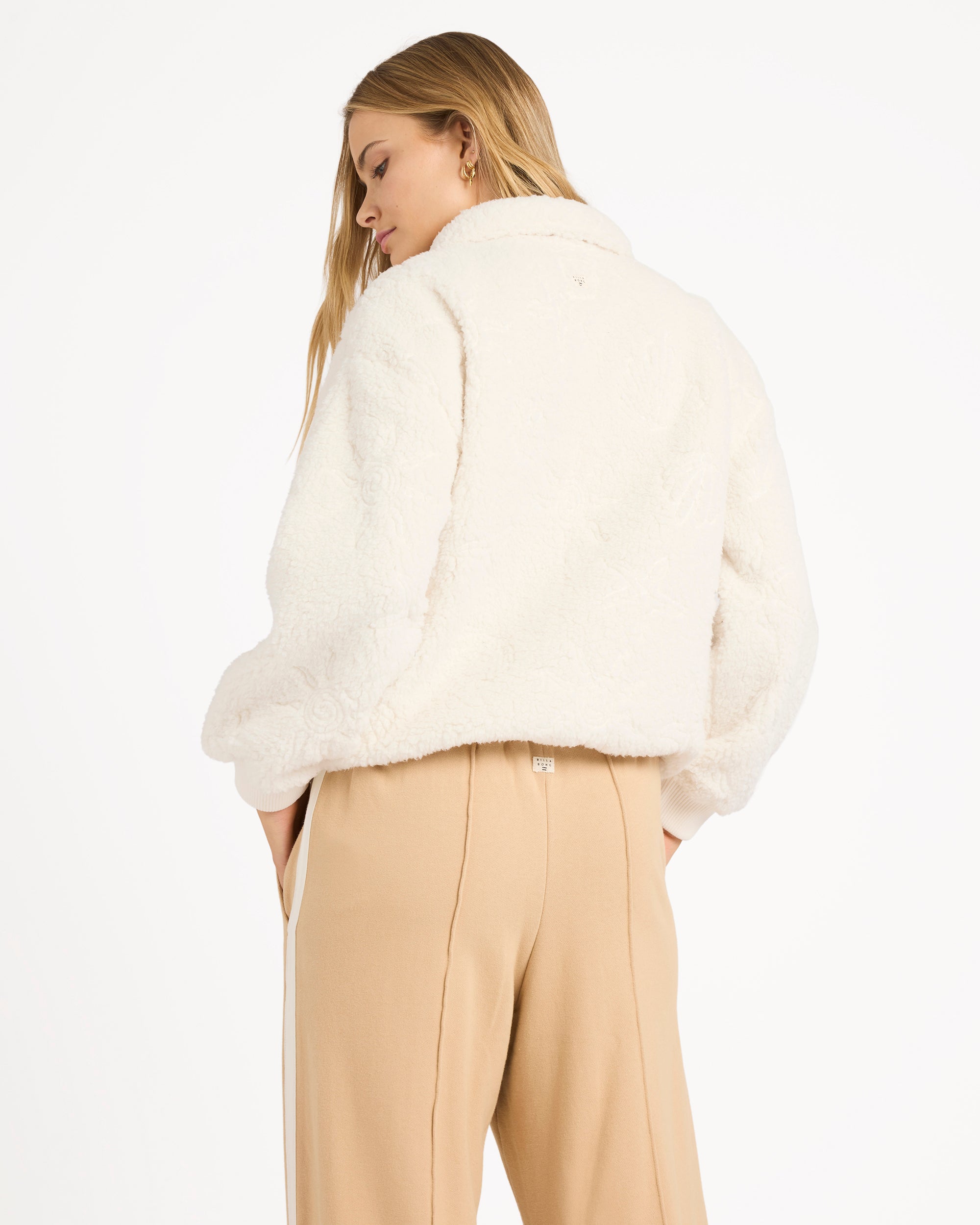 Womens Rising Tides Half Zip Fleece Jumper