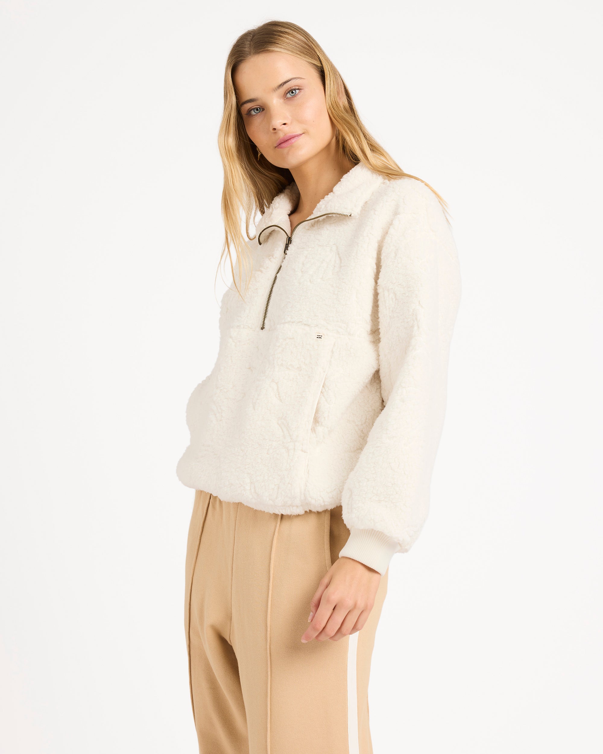 Womens Rising Tides Half Zip Fleece Jumper