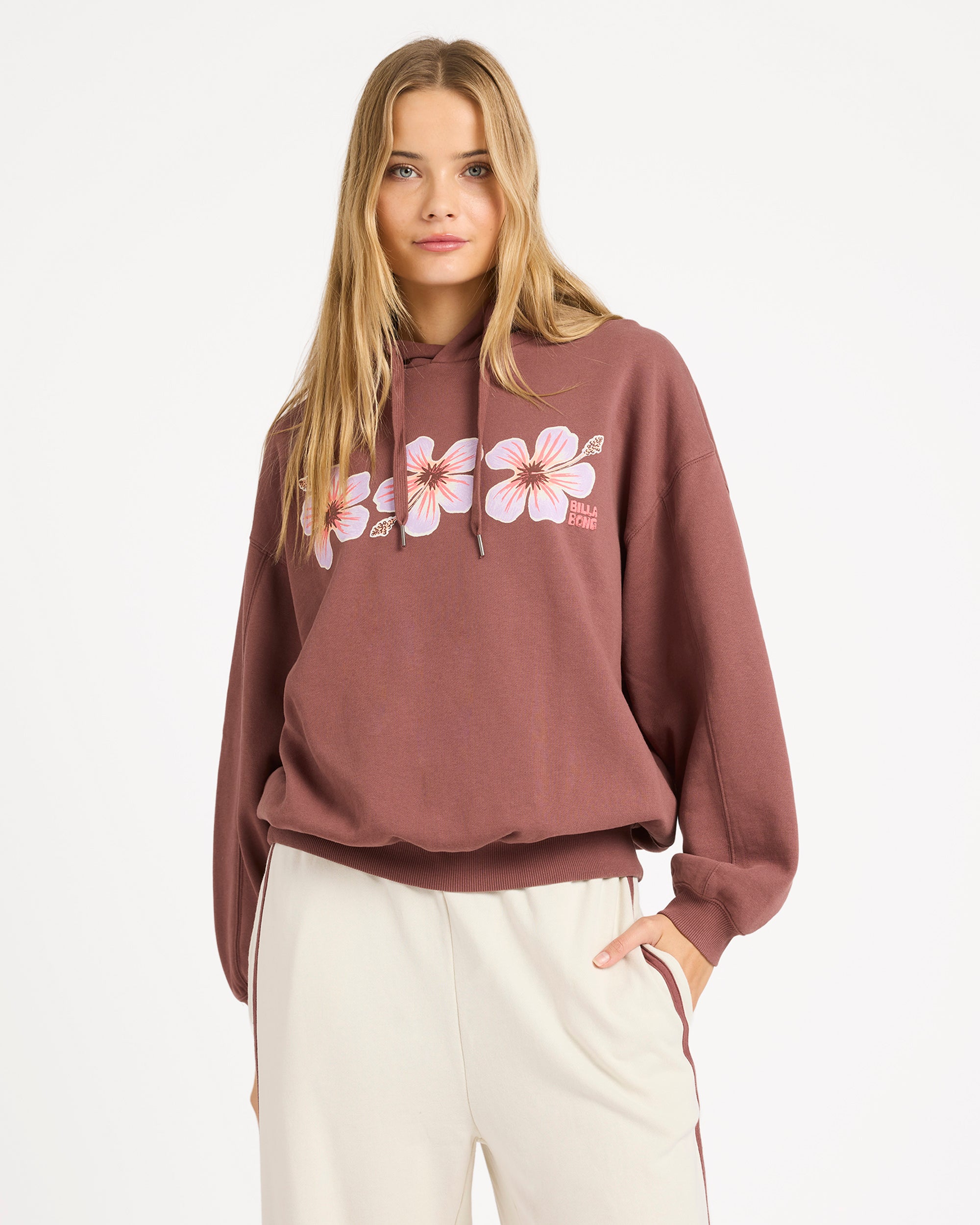 Womens Back To It Kendal Pullover Hoodie – Esspresso – Billabong AU