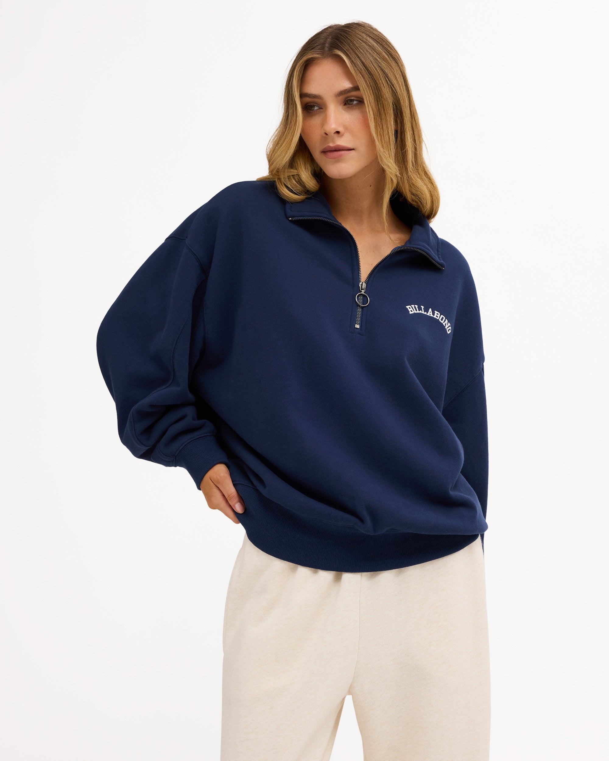 Womens Revival Half Zip Crew