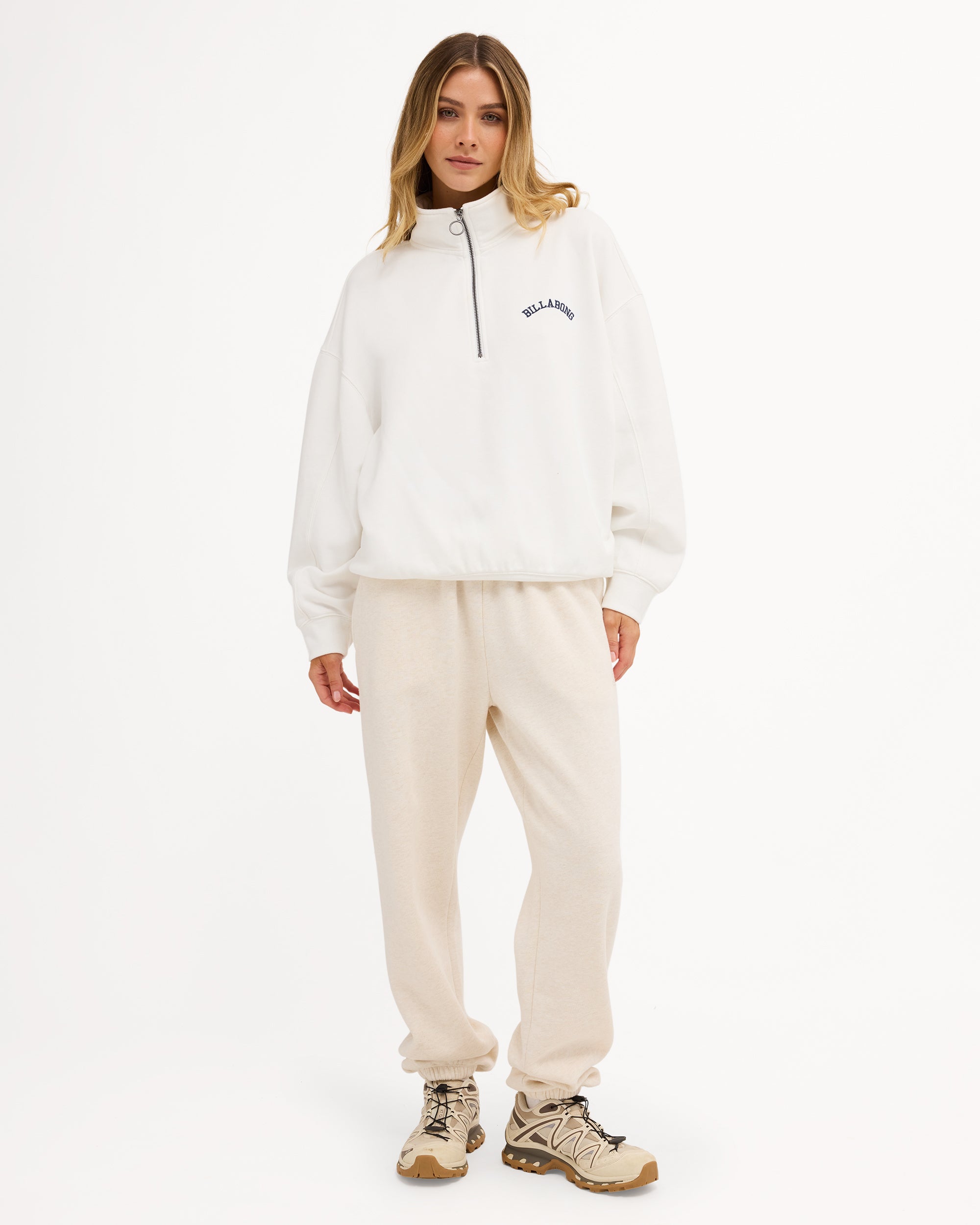Womens Revival Half Zip Crew