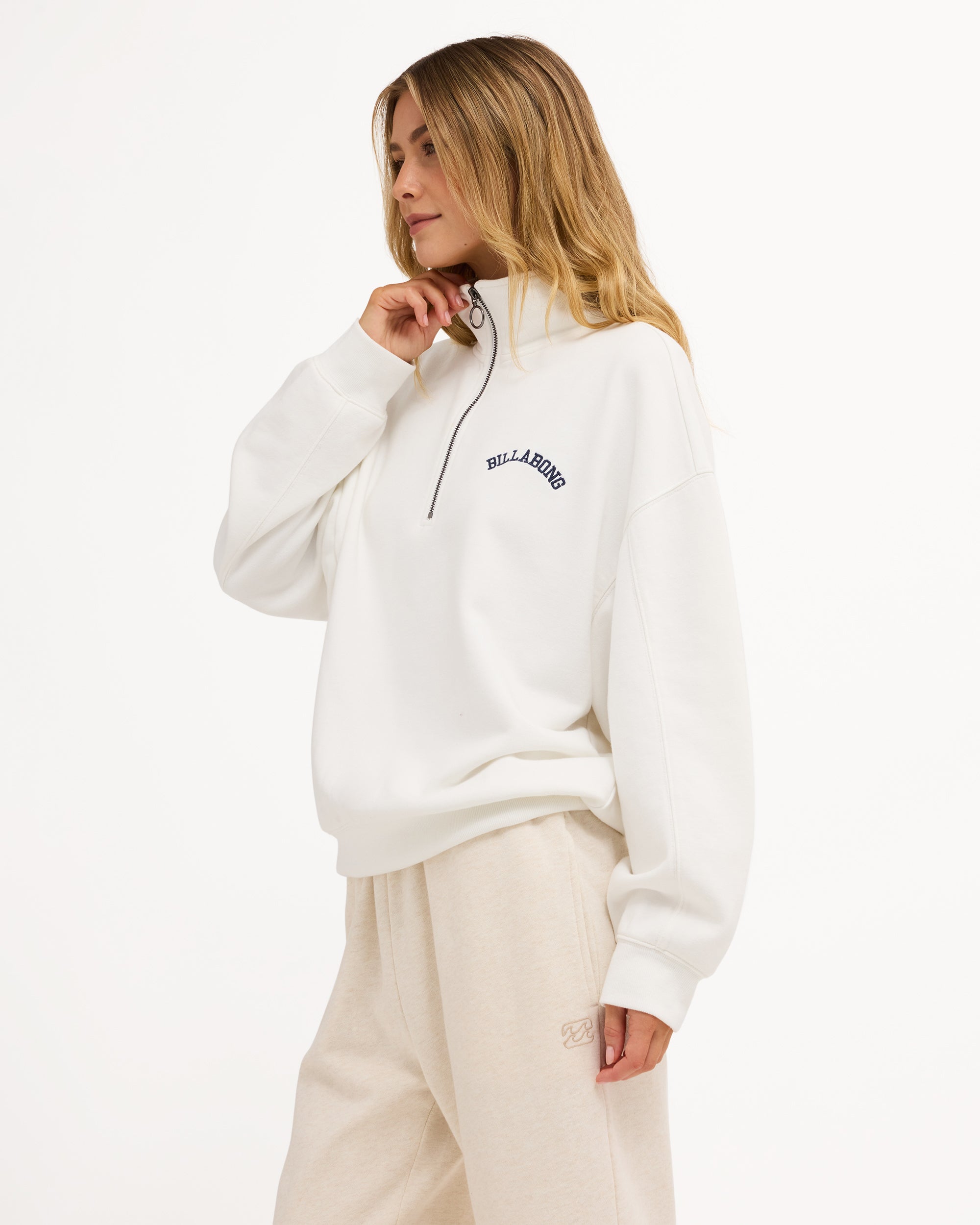 Womens Revival Half Zip Crew