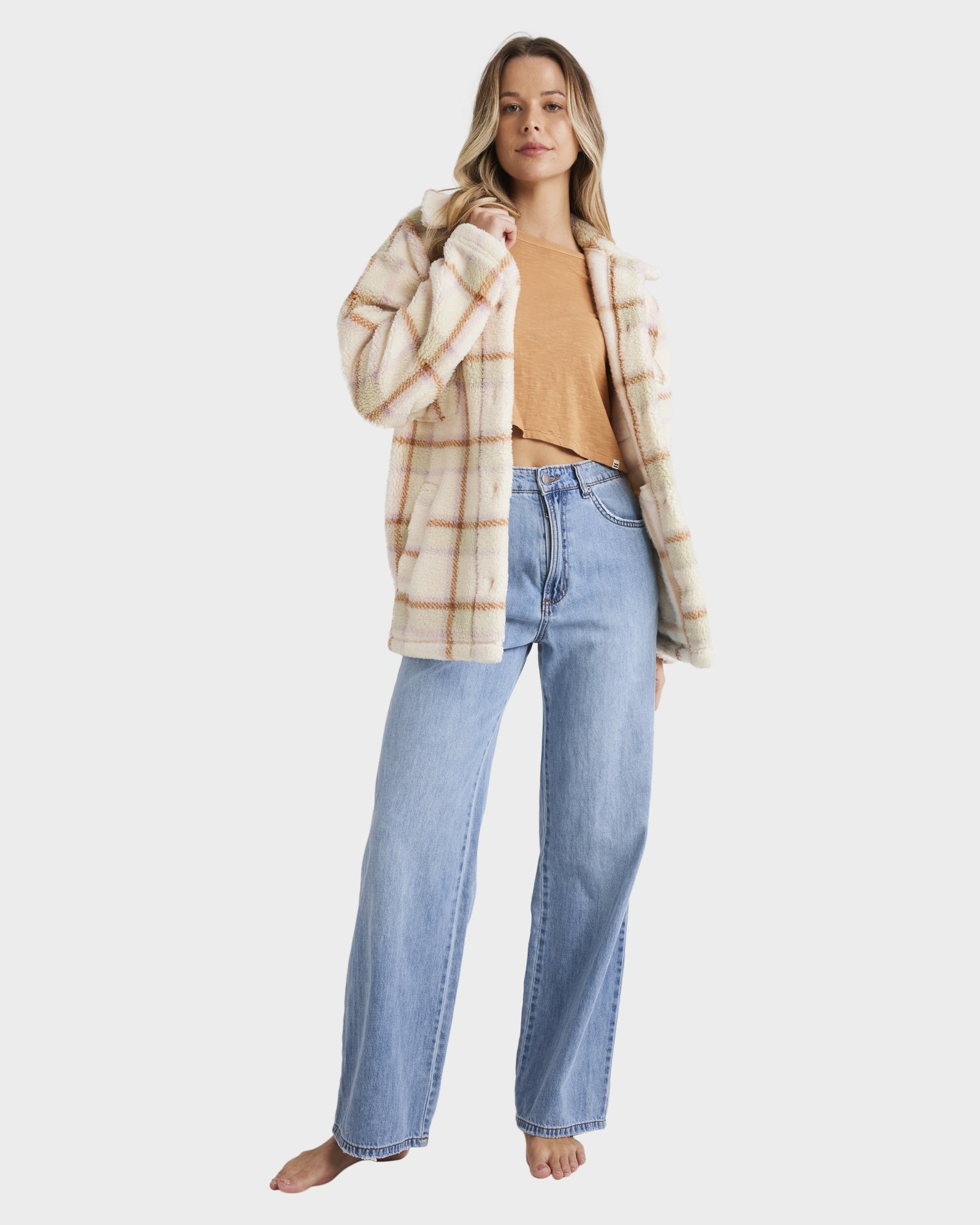 Womens Calm Down Fleece Jacket