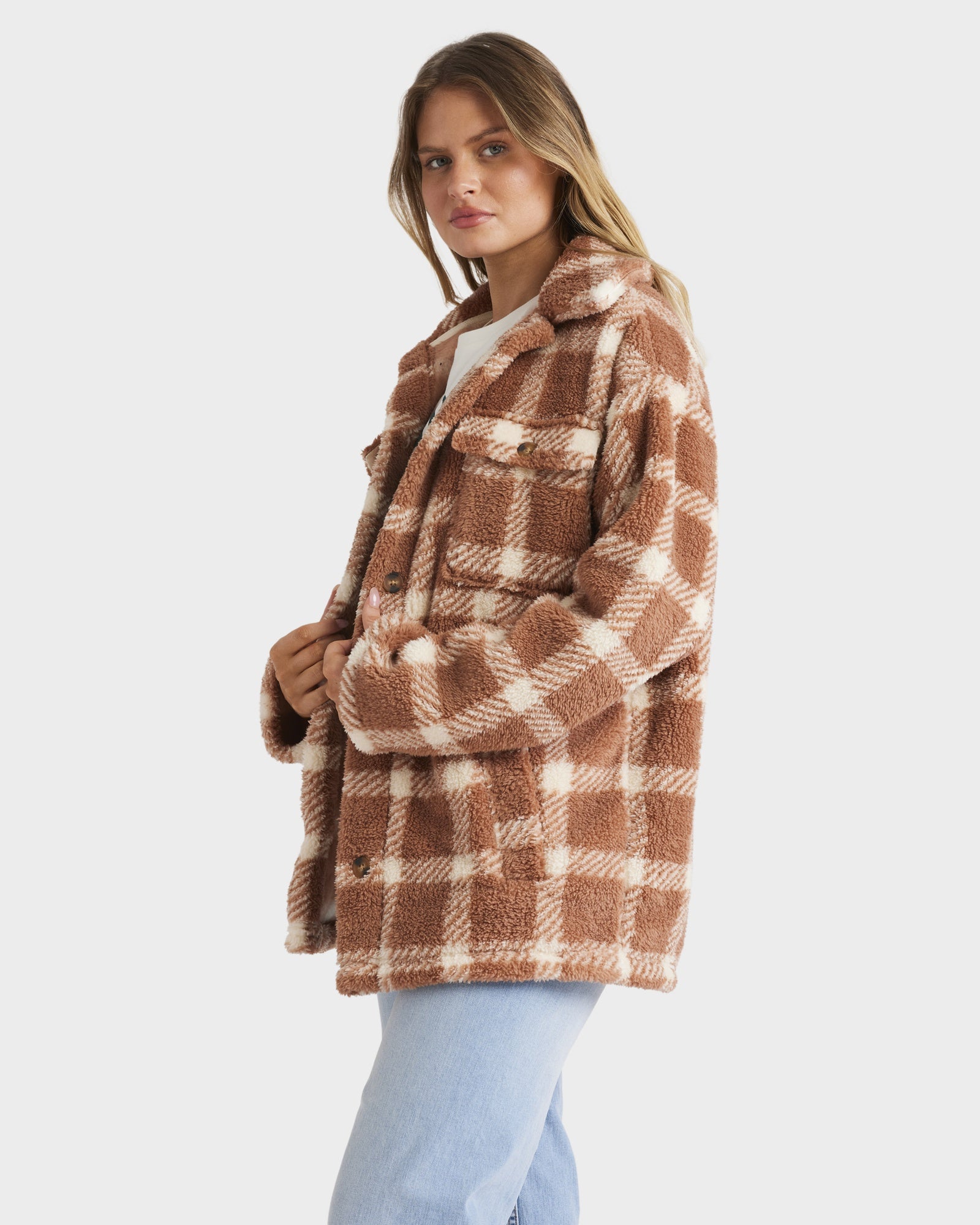 Womens Dusty Road Fleece Shacket