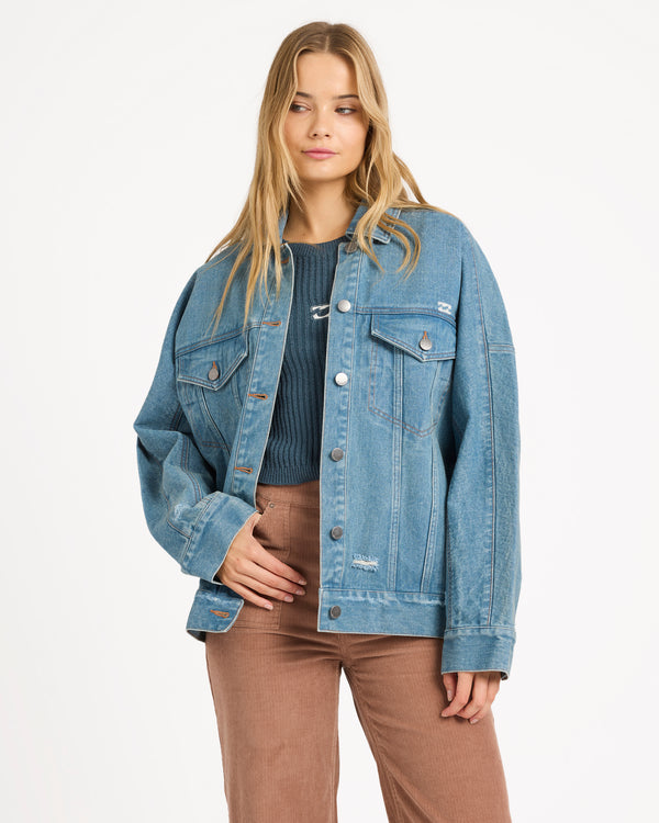 Womens Cool Times Trucker Jacket
