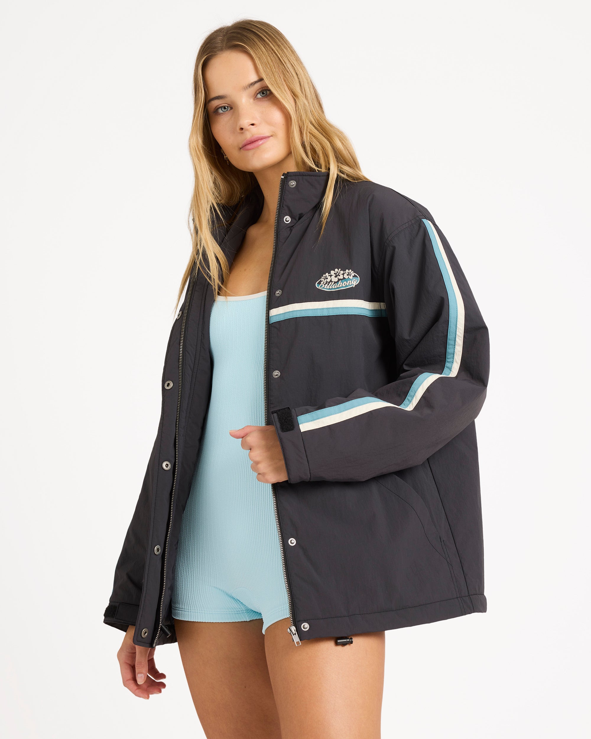 Womens Classic Vibes Jacket – Black Sands – Billabong AU