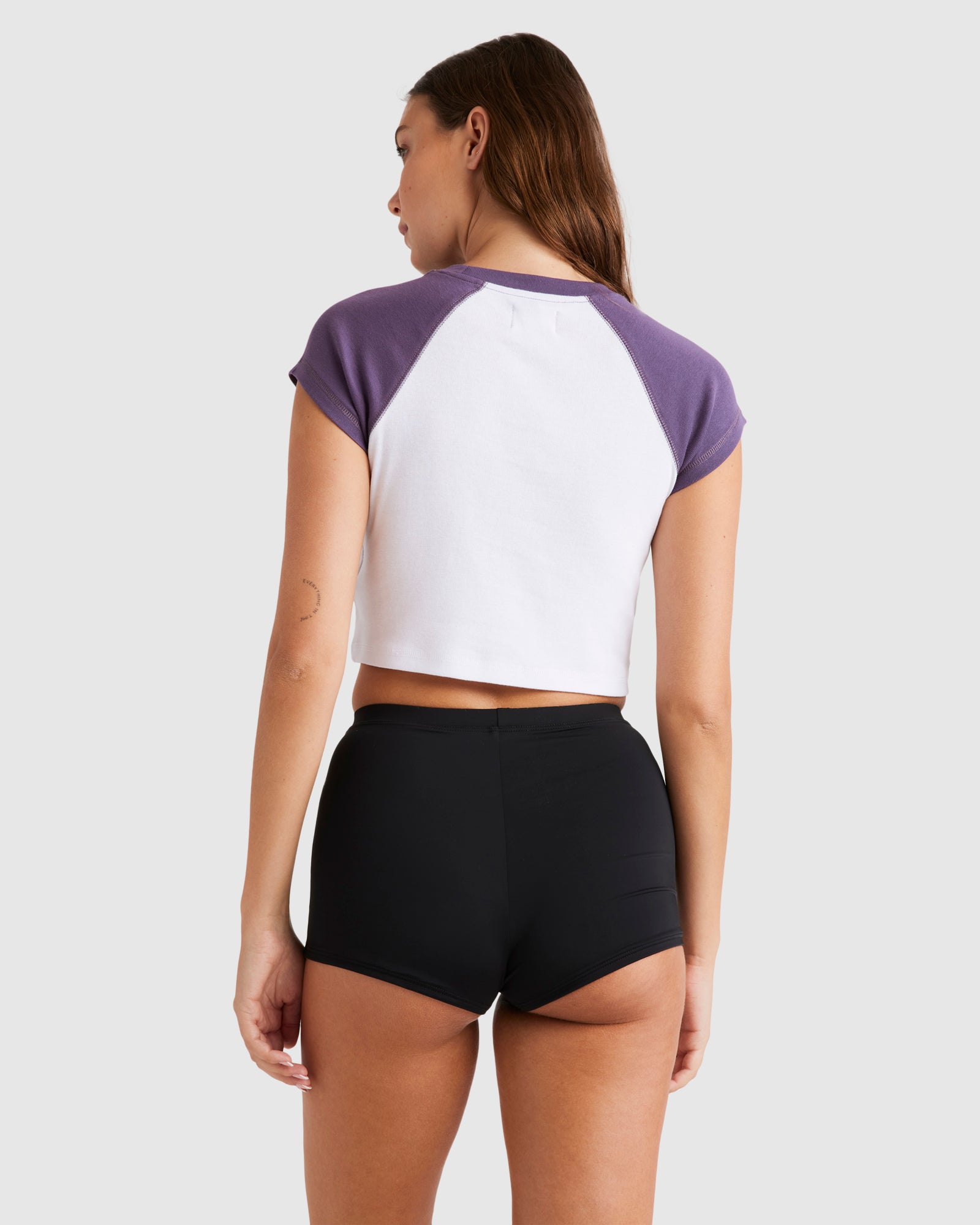 Womens Otis Sunny Raglan Crop Top