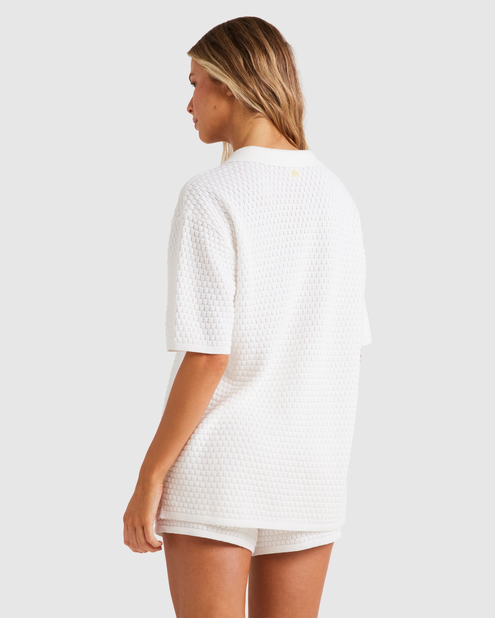 Womens Sun Bubble Knit Shirt