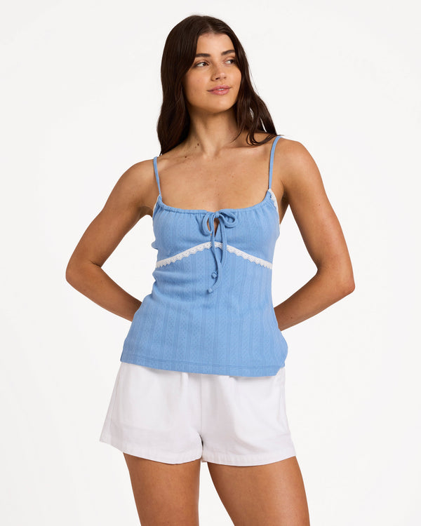 Womens Blue Horizon Camisole Top