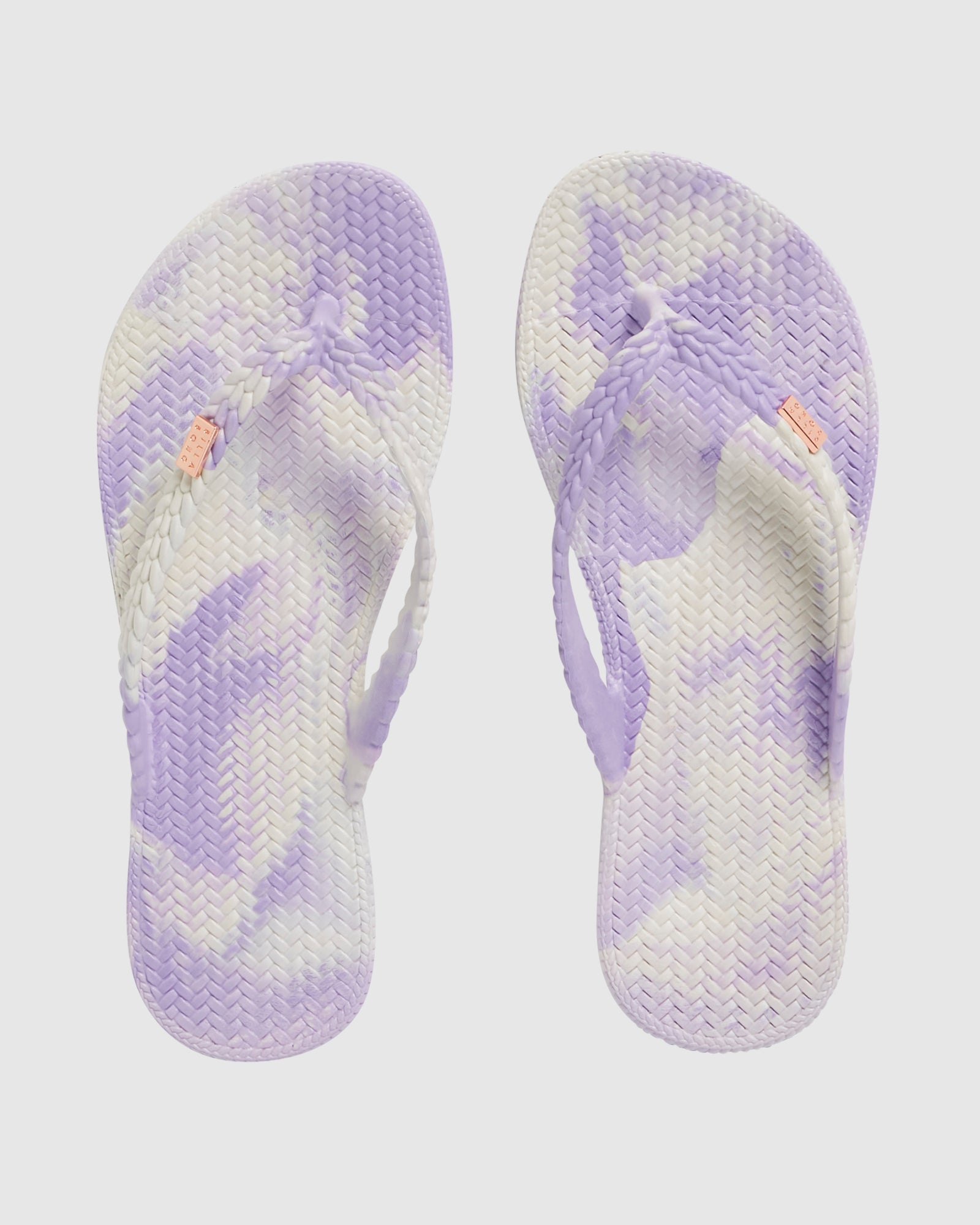 Womens Summer Dazed Marble Thongs