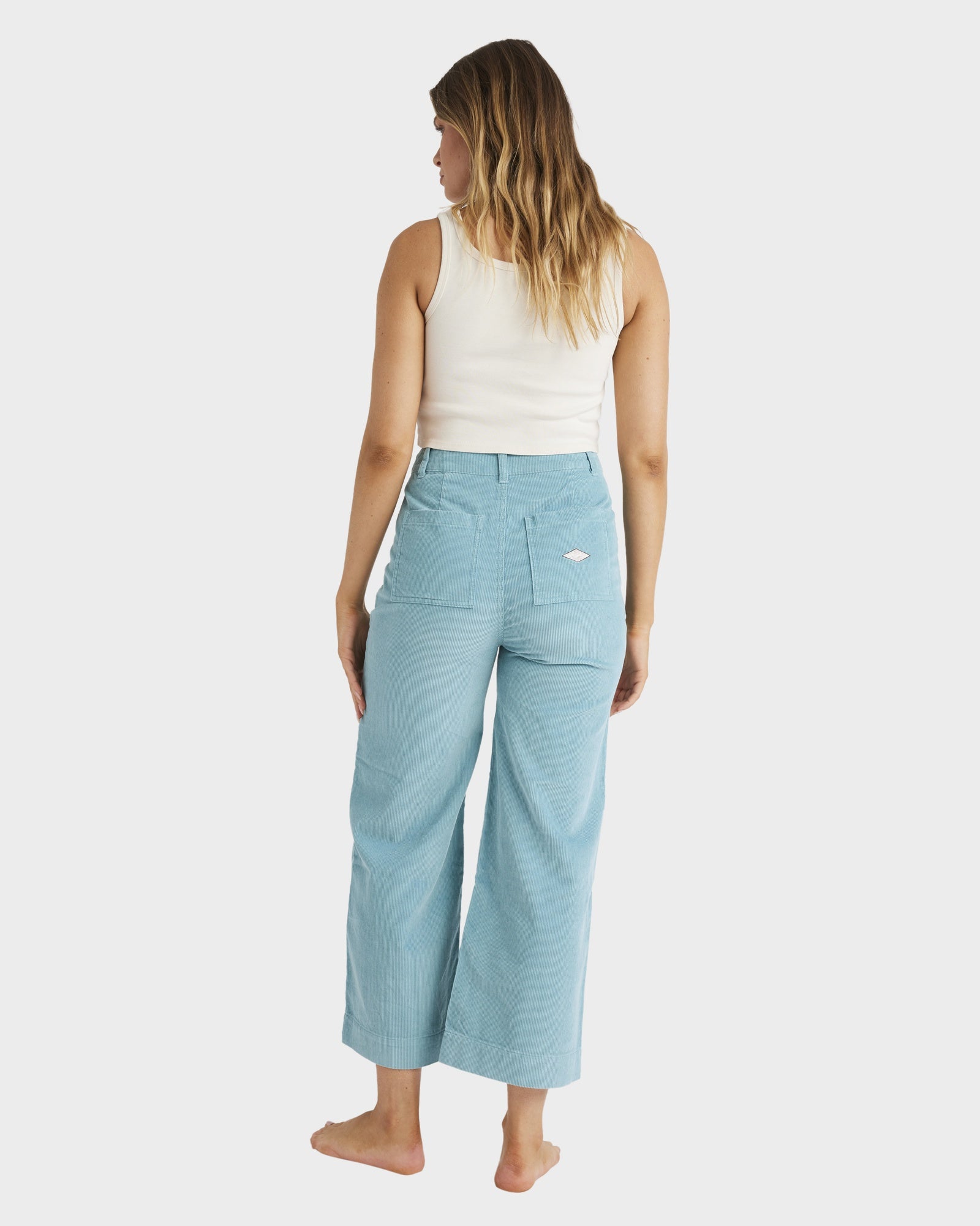 Womens Sea Tone Corduroy Pants