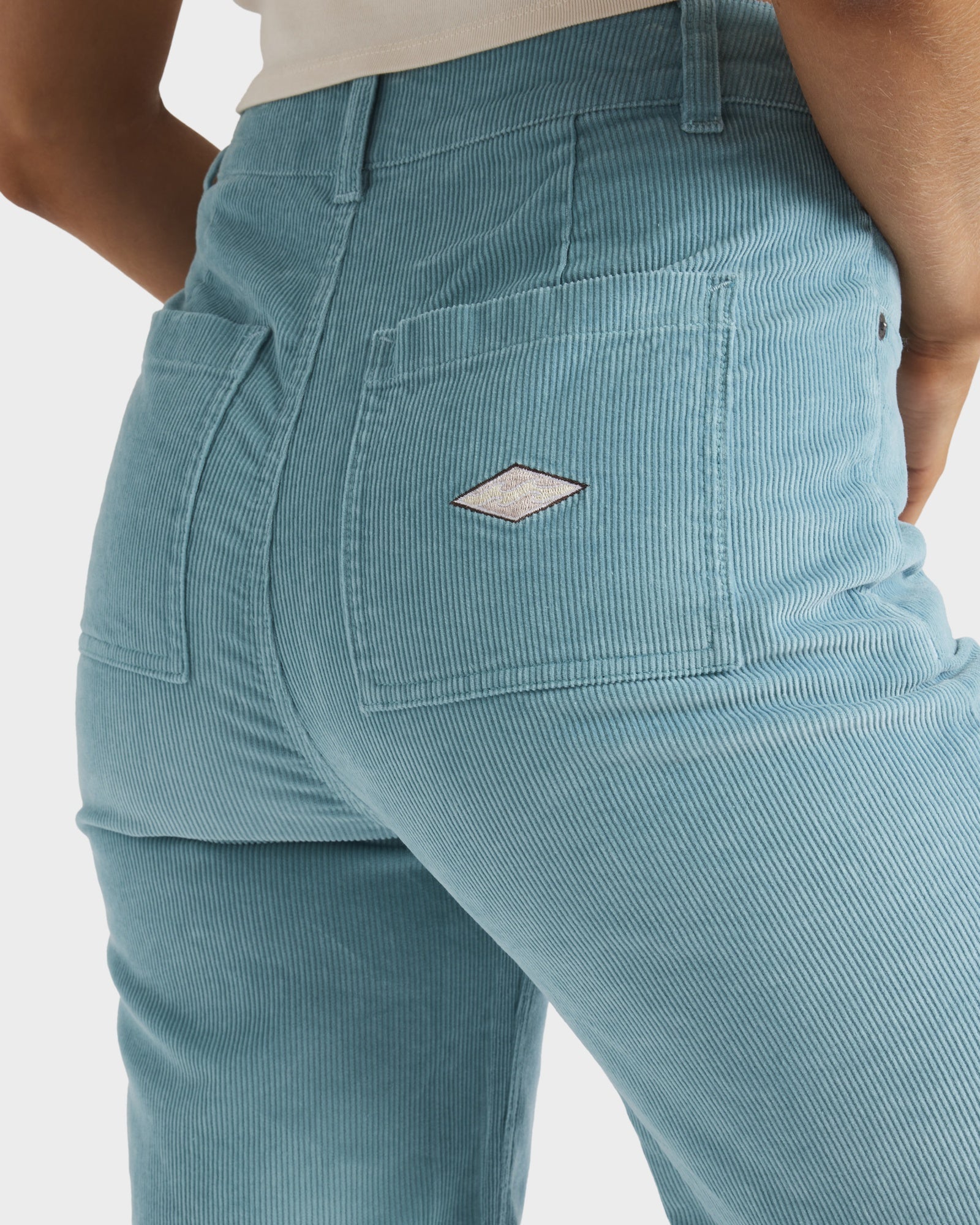 Womens Sea Tone Corduroy Pants