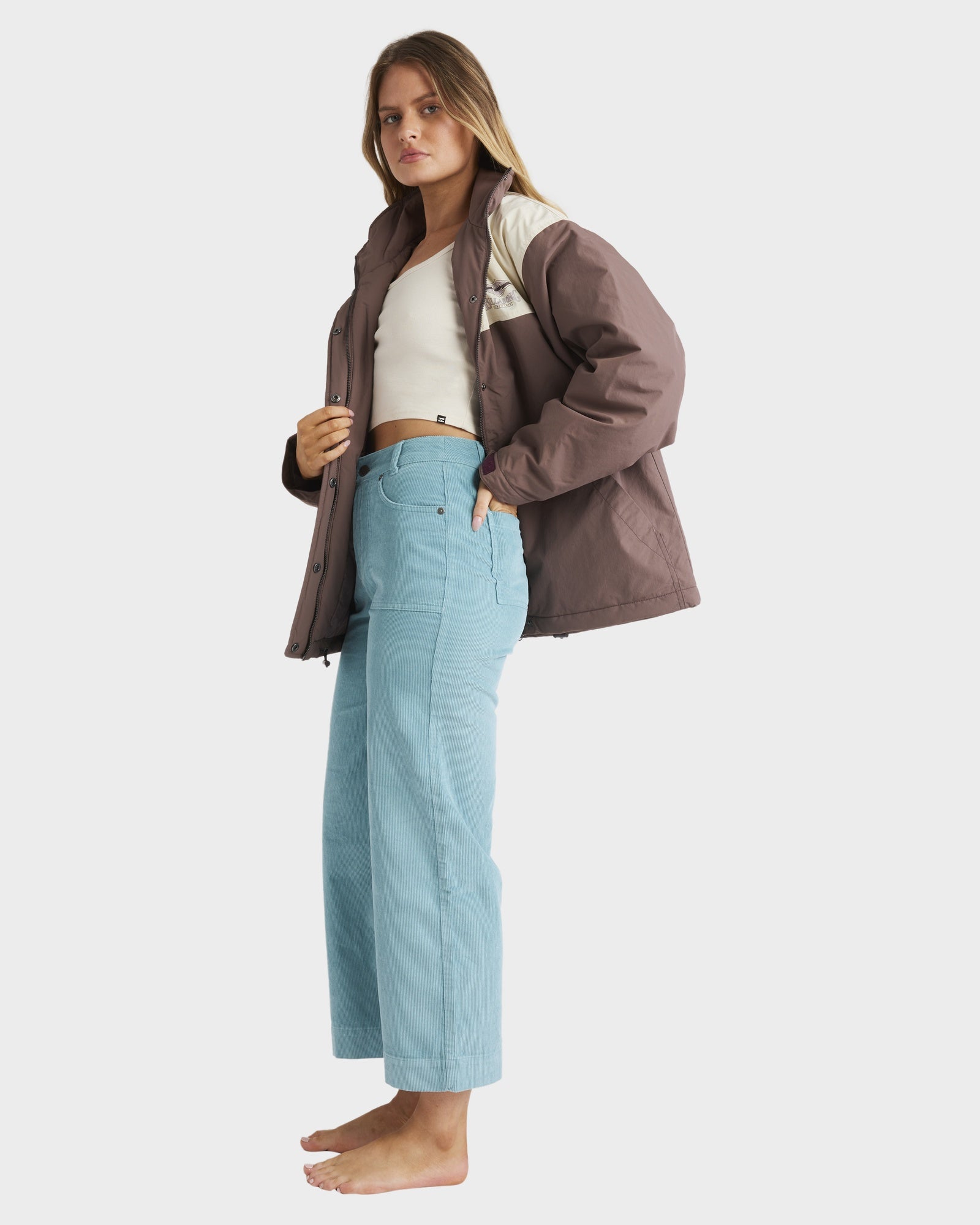 Womens Sea Tone Corduroy Pants