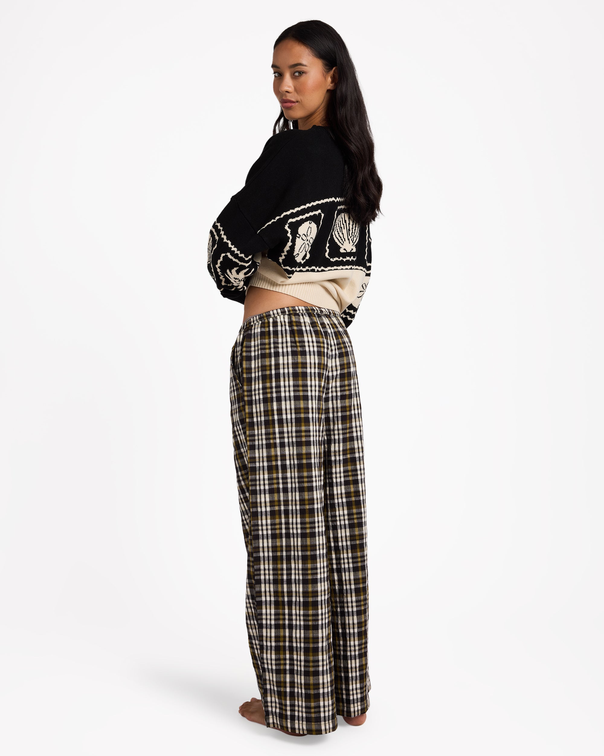 Womens Wonders Elastic Waist Pants