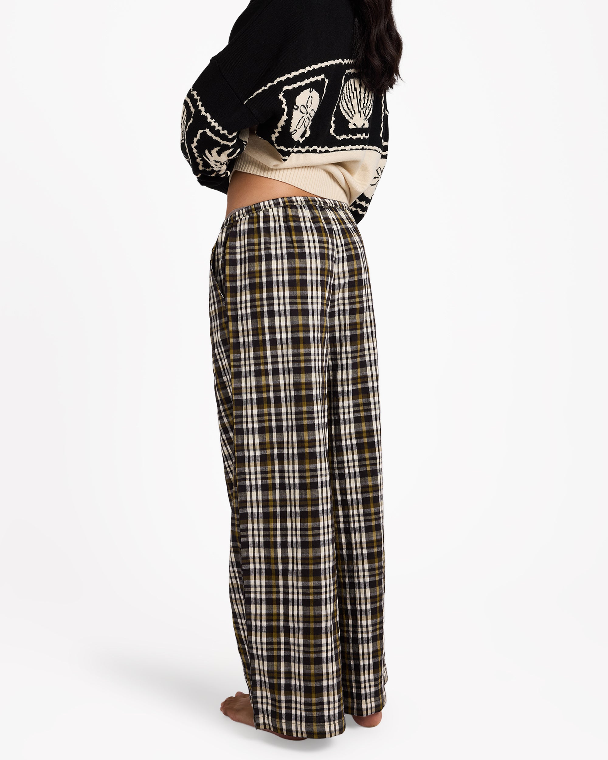 Womens Wonders Elastic Waist Pants