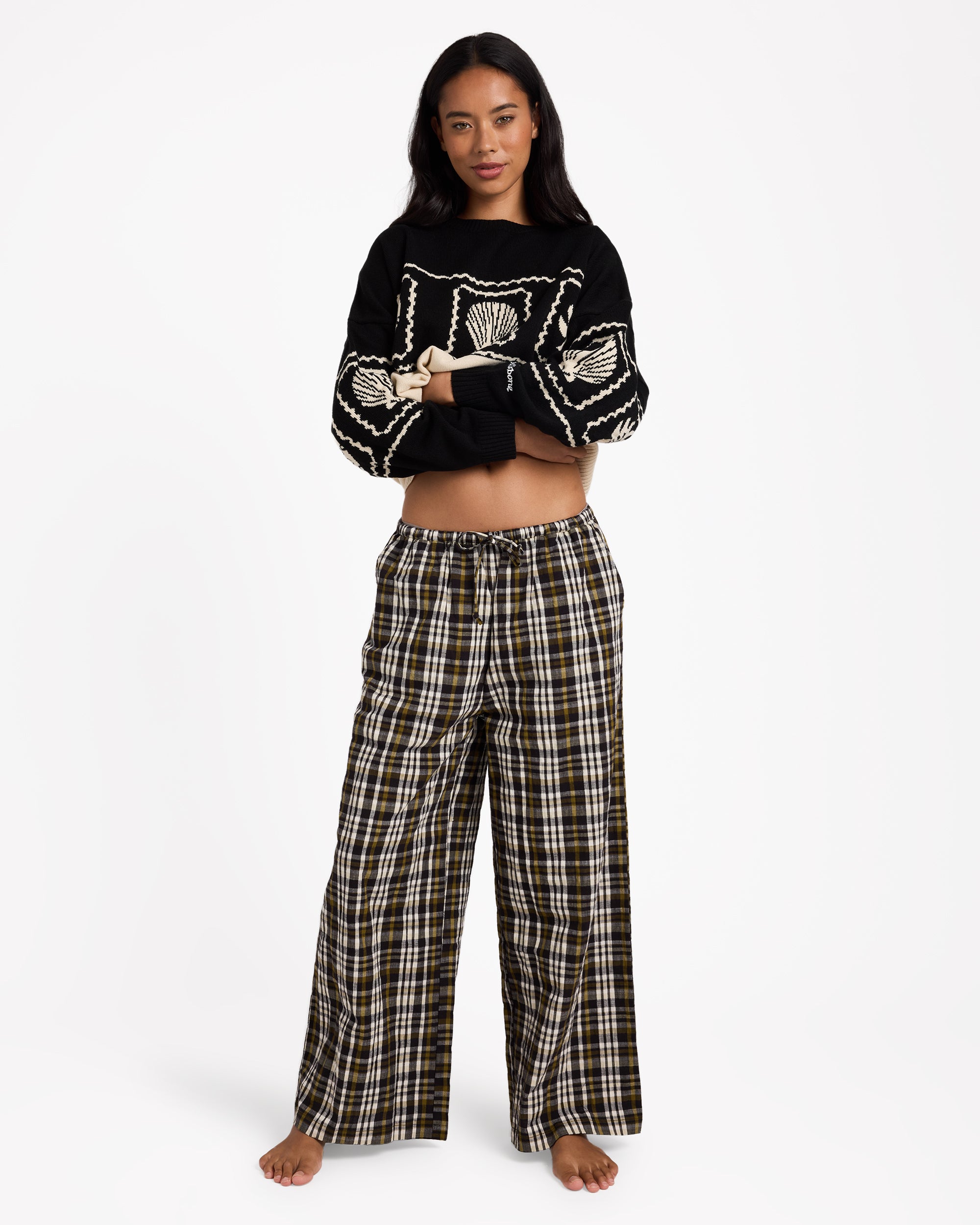 Womens Wonders Elastic Waist Pants