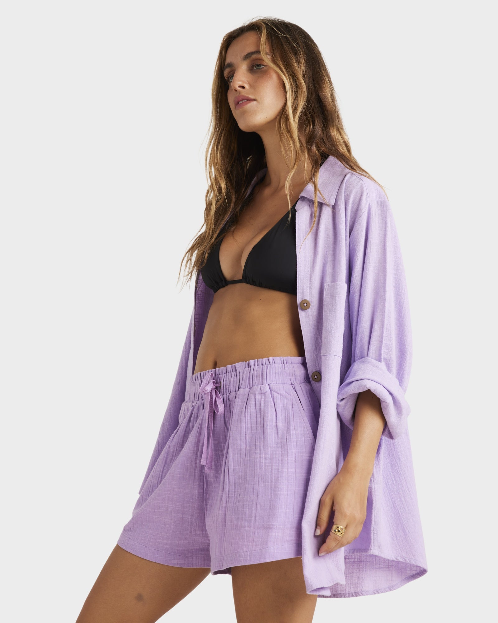 Womens Remy Elastic Waist Shorts