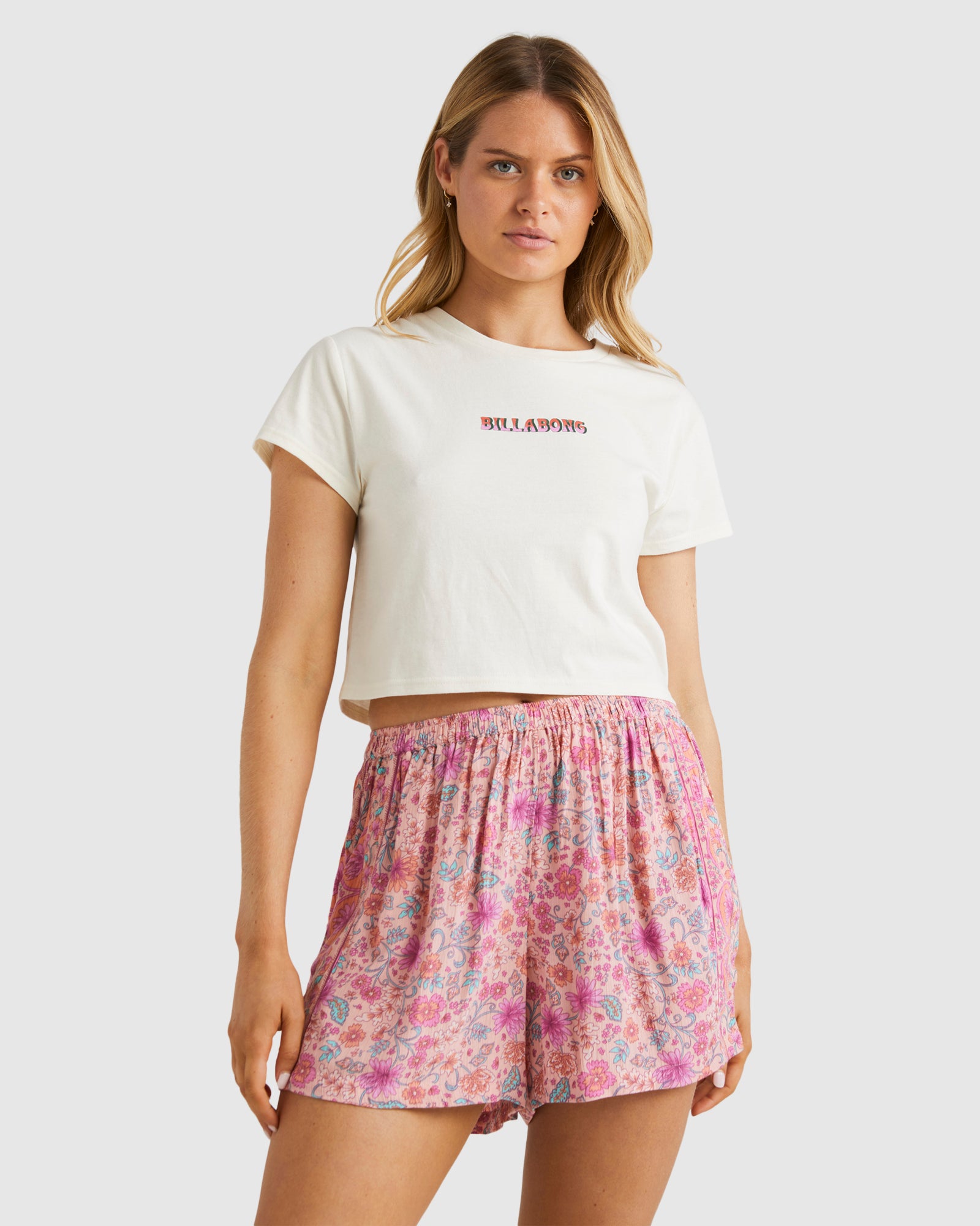 Womens La Plage Elastic Waist Shorts