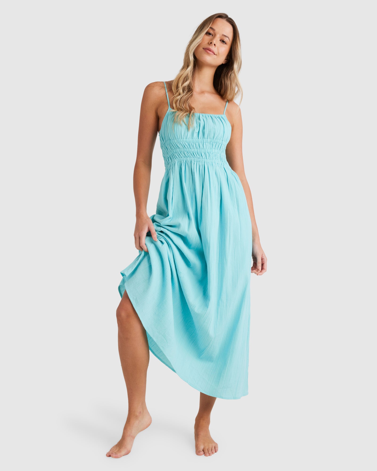 Womens Petal Maxi Dress