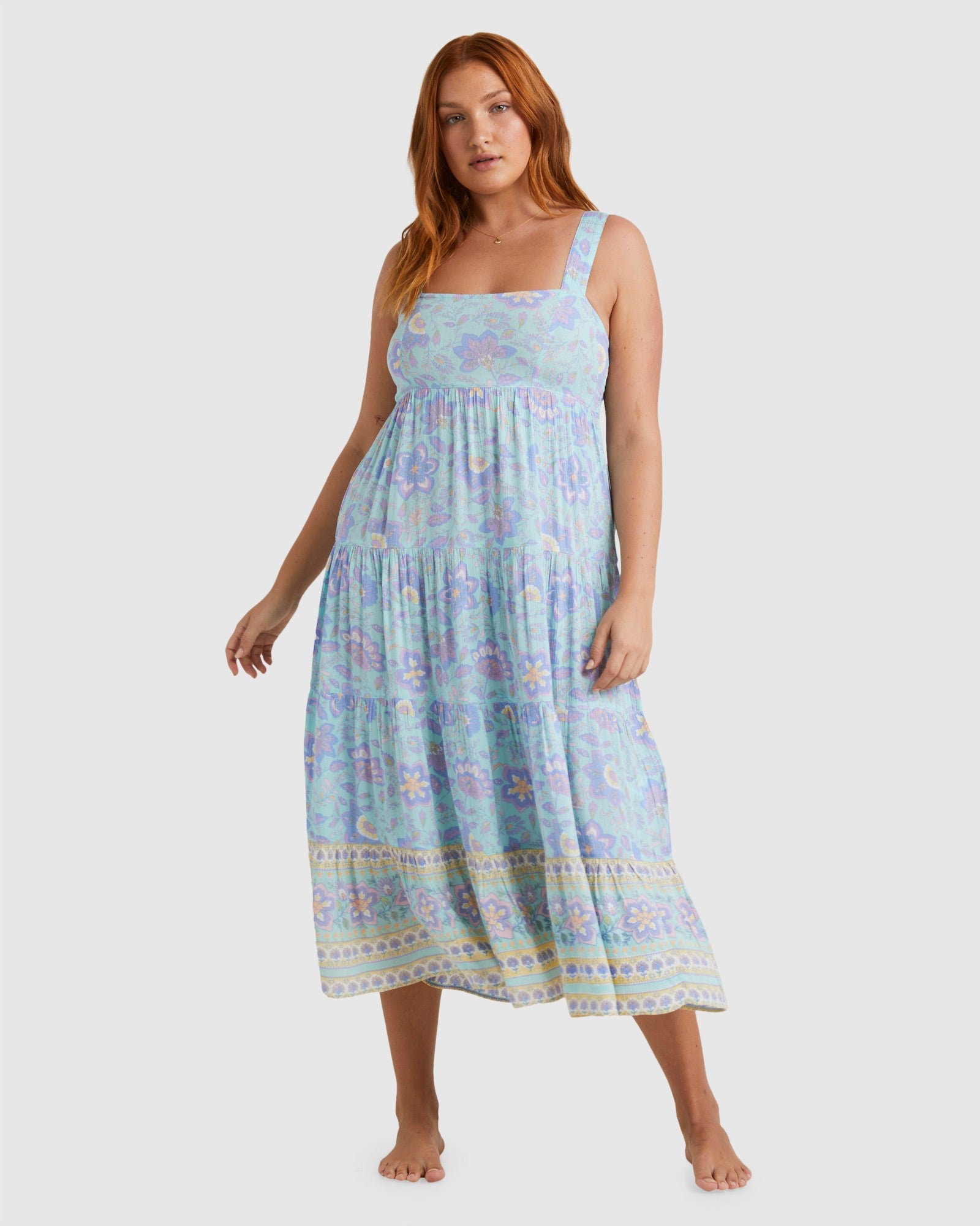 Womens Hideaway Shine On Midi Dress